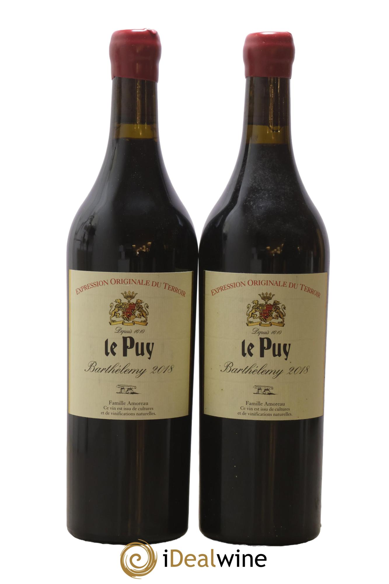 Le Puy - Cuvée Barthélemy 2018 - Lot de 2 bouteilles - 0