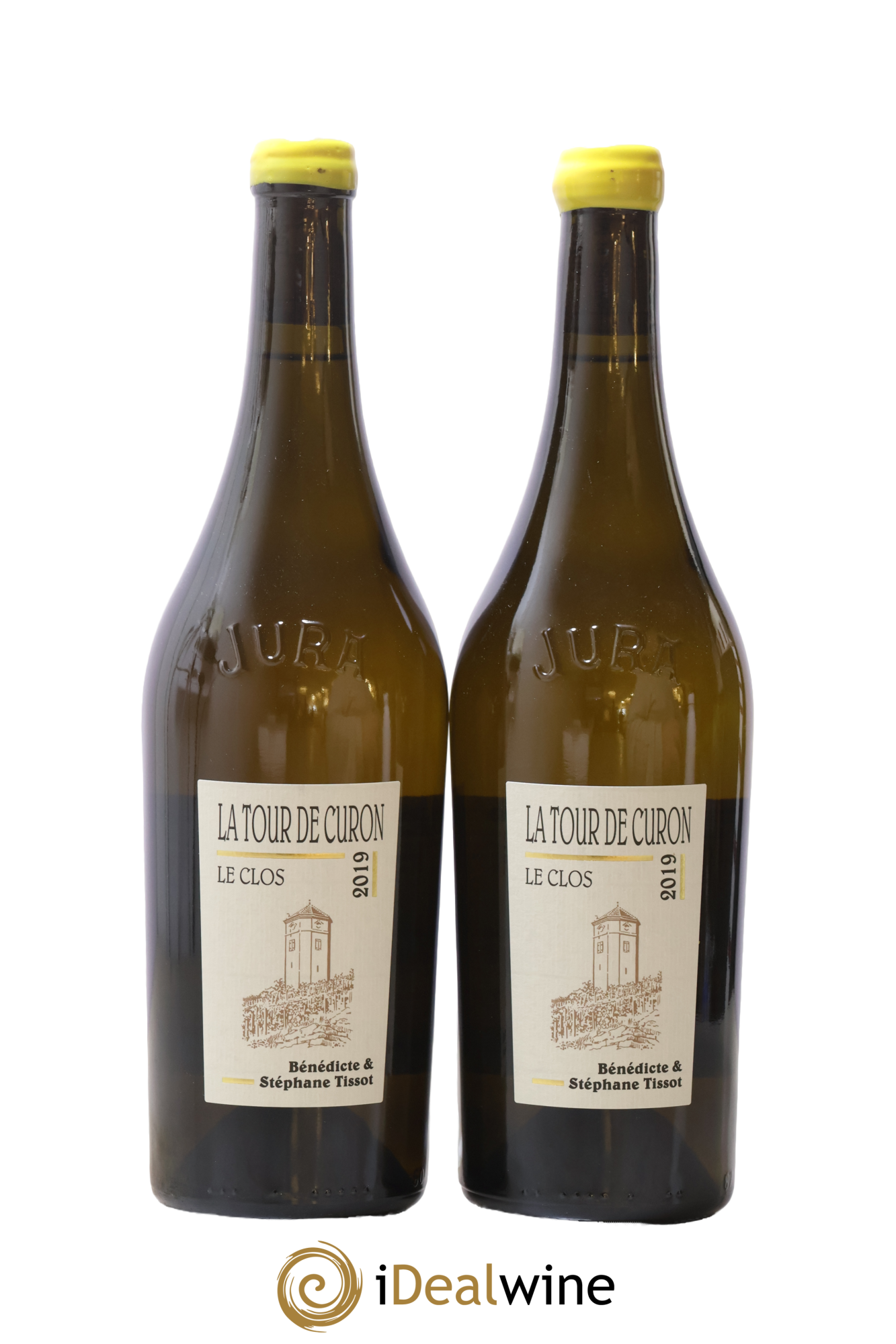 Arbois Chardonnay Le Clos de la Tour de Curon Bénédicte et Stéphane Tissot 2019 - Posten von 2 Flaschen - 0