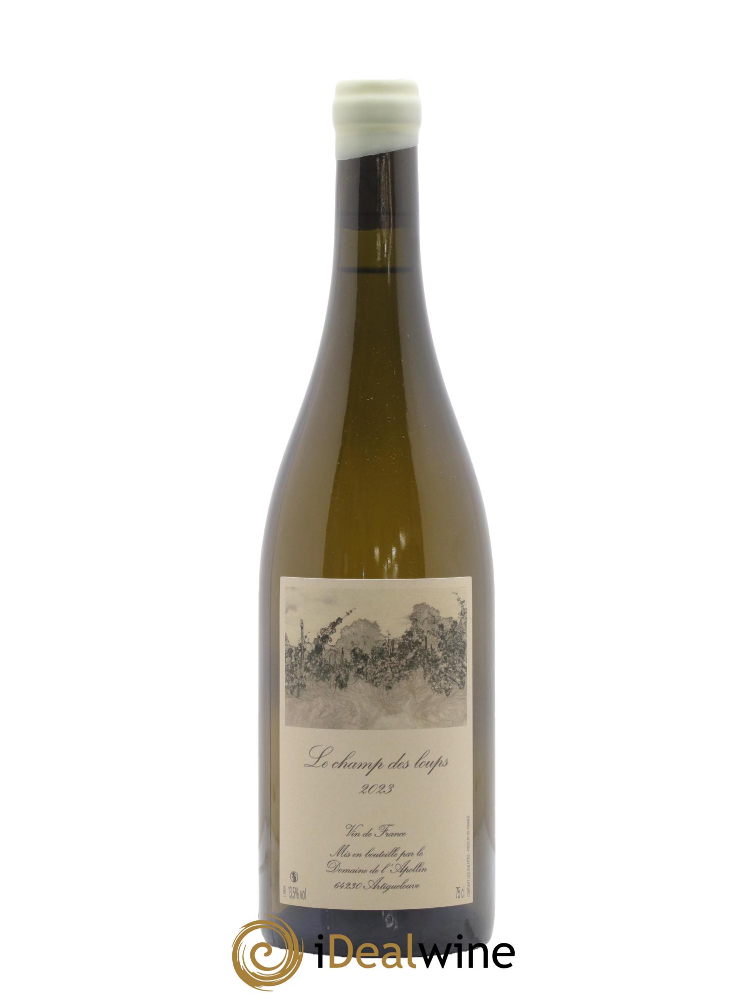 Vin de France Le Champ des Loups Domaine de l'Apollin 2023 - Lot de 1 bouteille - 0