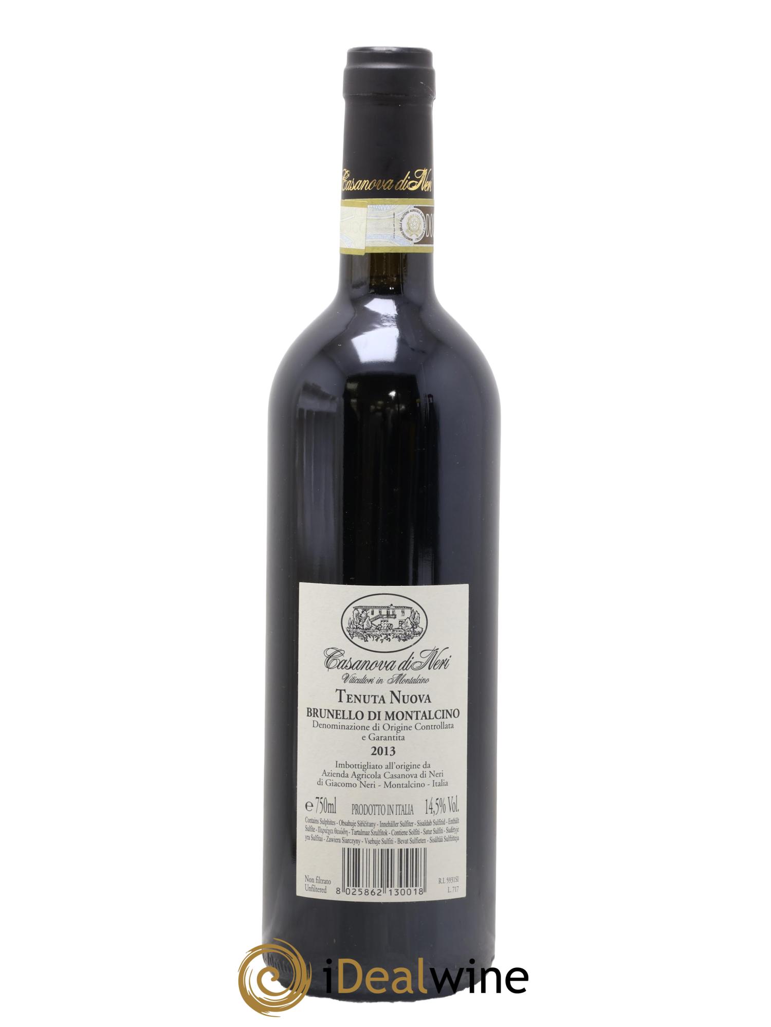 Brunello di Montalcino DOCG Tenuta Nuova Casanova di Neri - Giacomo Neri 2013 - Lotto di 1 bottiglia - 1