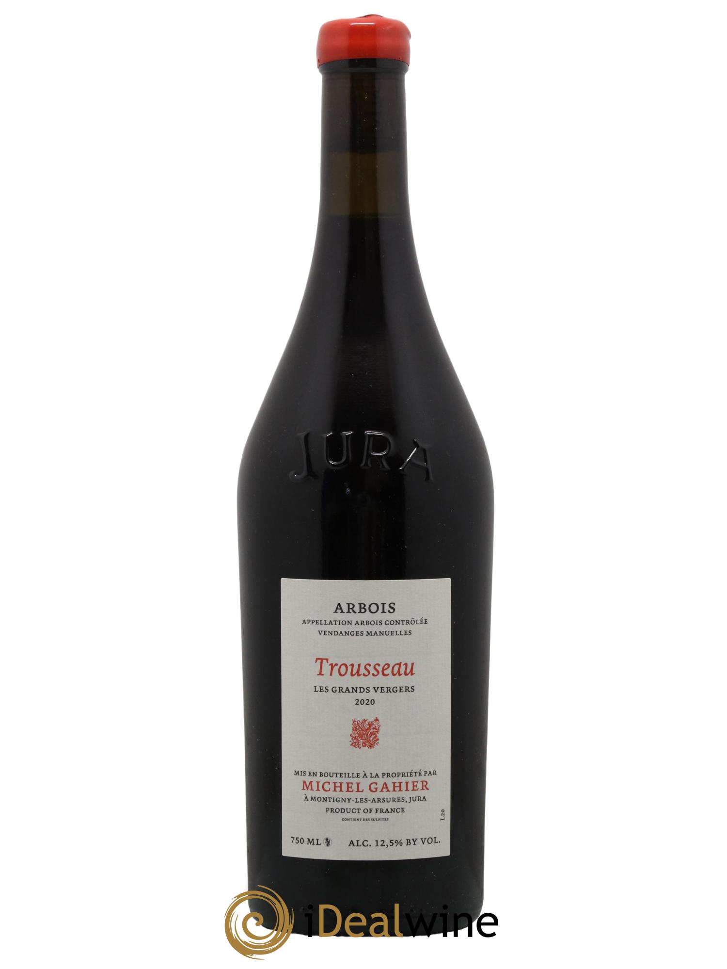 Arbois Trousseau Les Grands Vergers Michel Gahier 2020 - Lot de 1 bouteille - 0