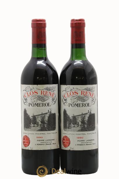 Clos René 1990 - Posten von 2 Flaschen - 0