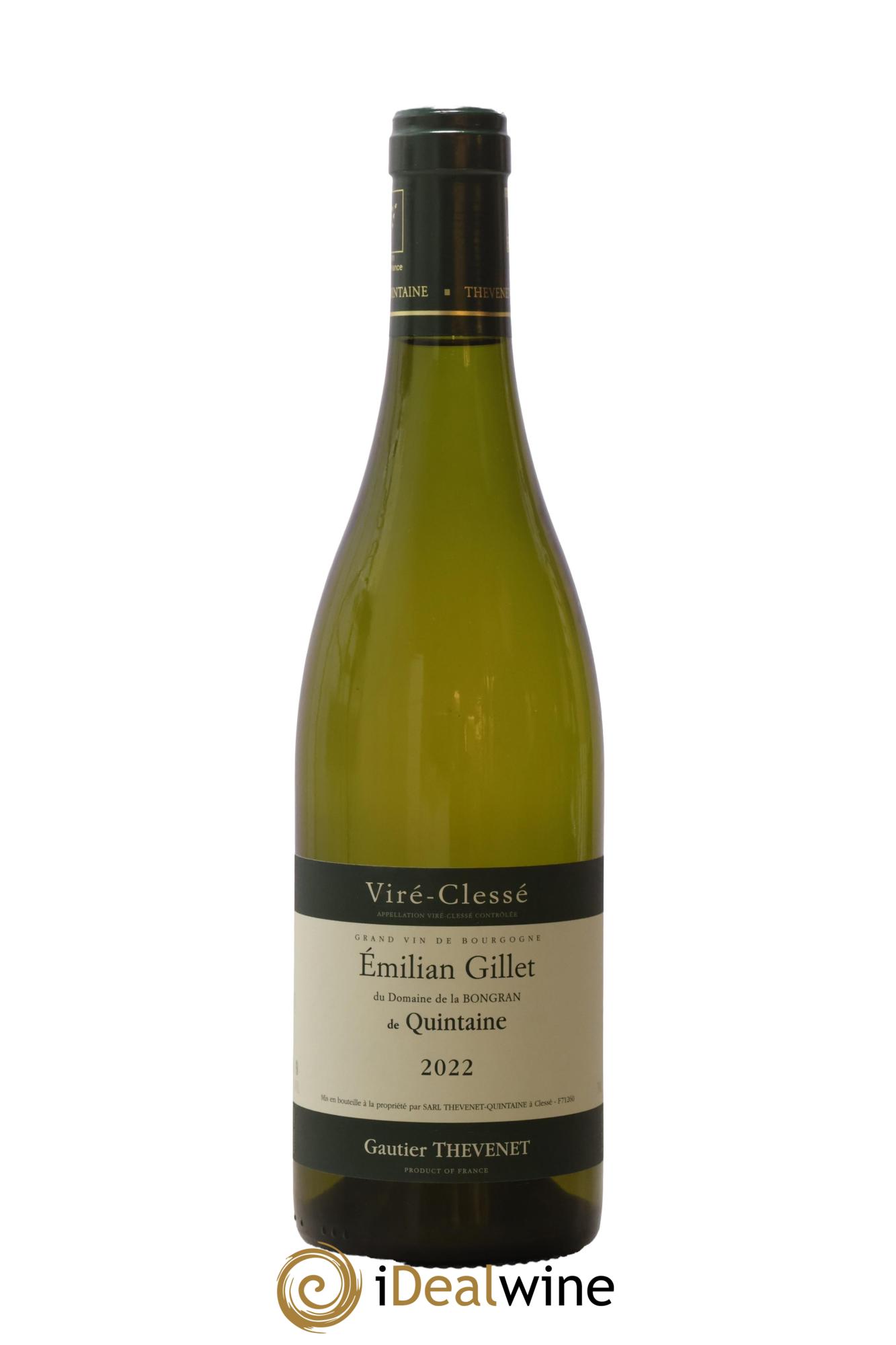 Viré-Clessé Cuvée Emilian Domaine de la Bongran (J.Thevenet) 2022 - Posten von 1 Flasche - 0