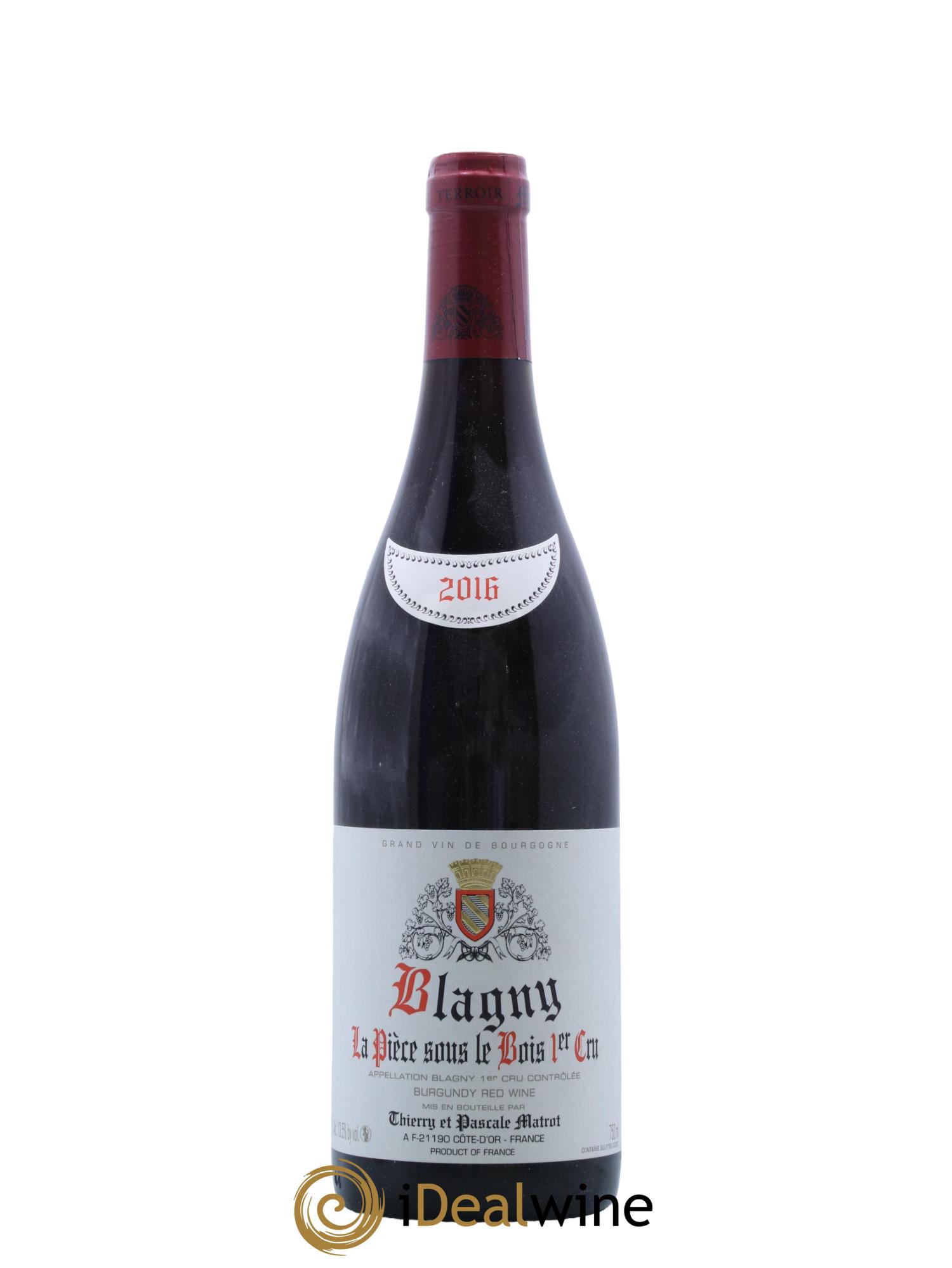 Blagny 1er Cru La Pièce sous le Bois Matrot (Domaine) 2016 - Lot de 1 bouteille - 0