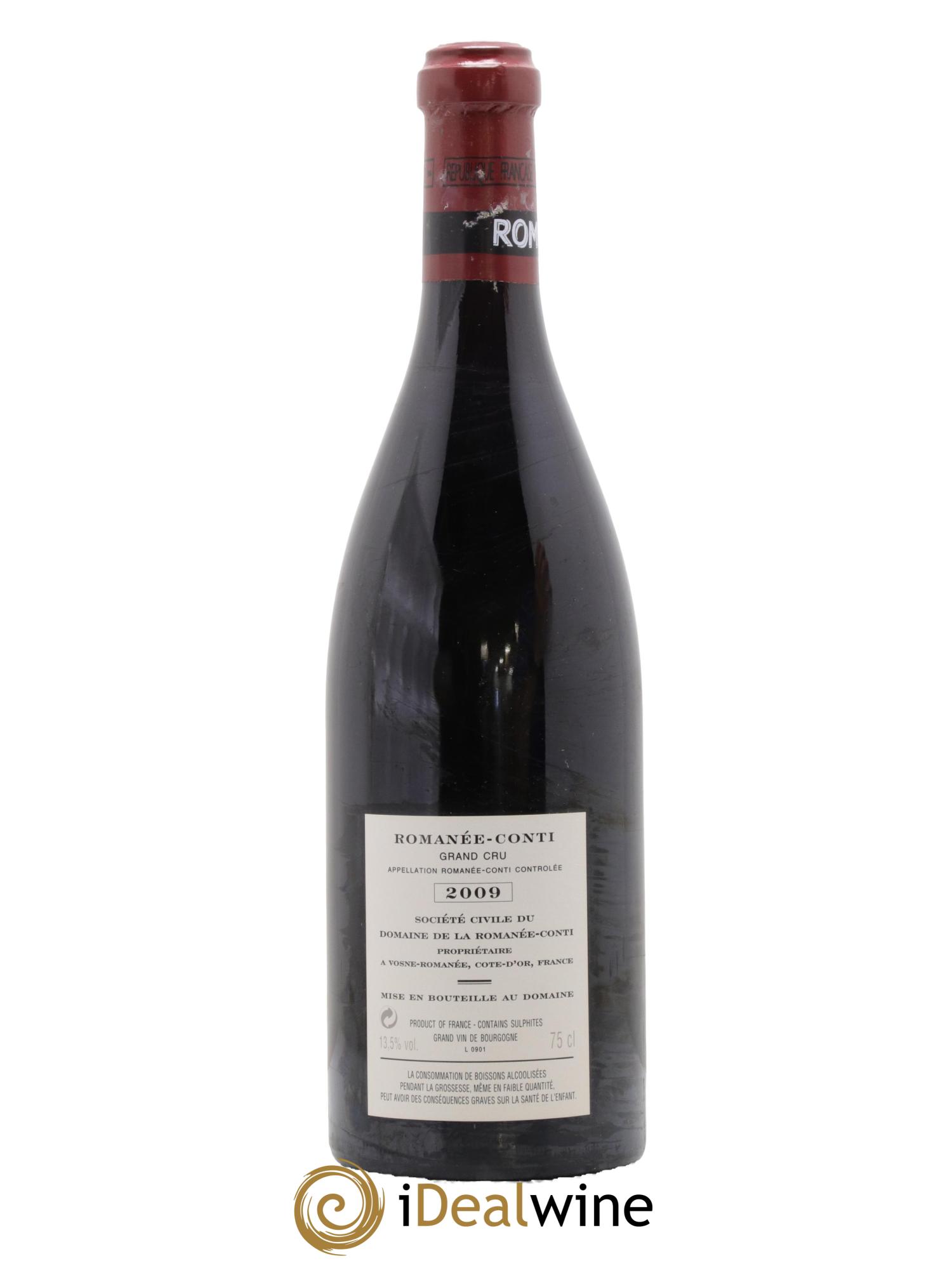 Romanée-Conti Grand Cru Domaine de la Romanée-Conti 2009 - Lot of 1 bottle - 1