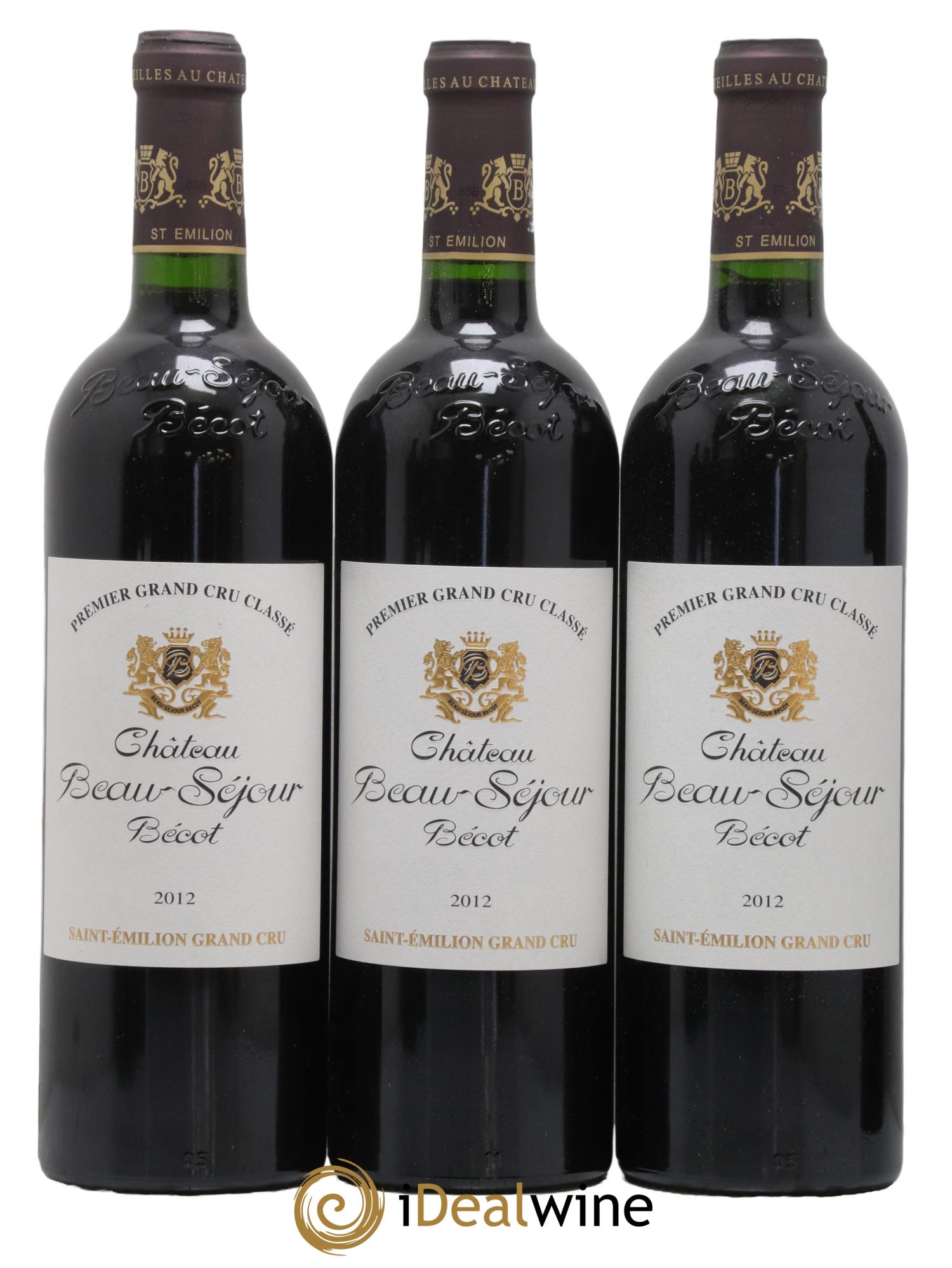 Château Beau-Séjour Bécot 1er Grand Cru Classé B 2012 - Lot de 6 bouteilles - 1
