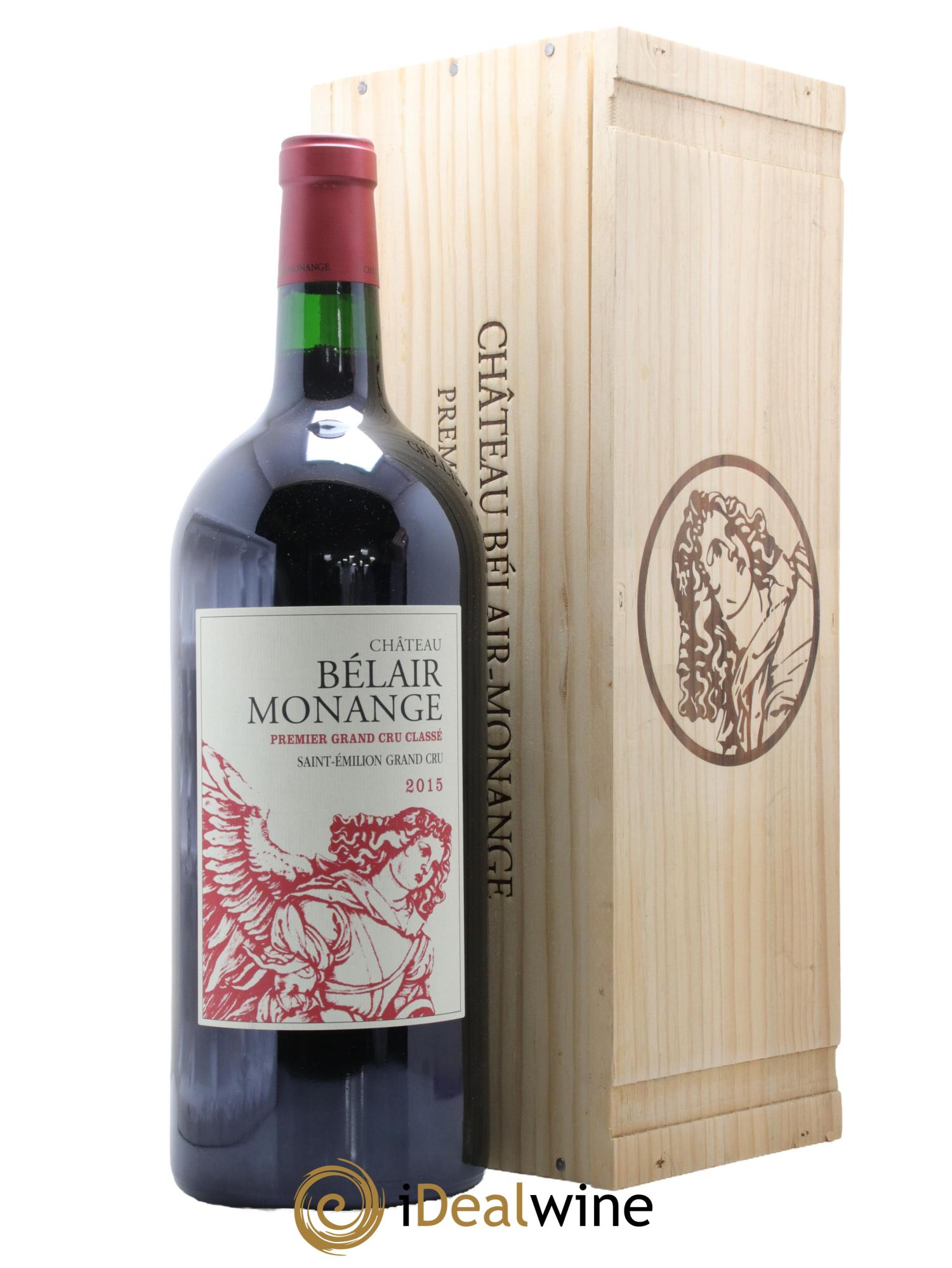 Château Belair (Belair-Monange) 1er Grand Cru Classé B 2015 - Lot de 1 double magnum - 0