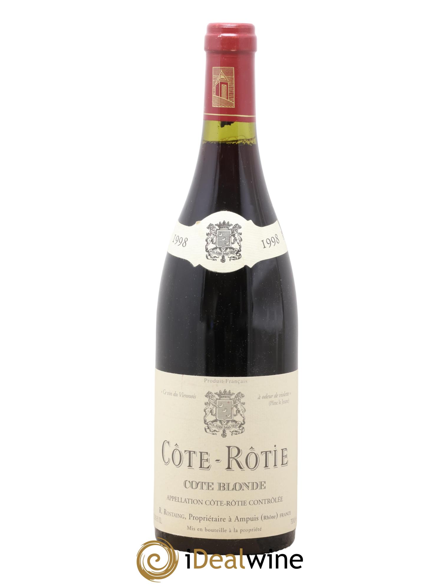 Côte-Rôtie Côte Blonde René Rostaing 1998 - Lotto di 1 bottiglia - 0