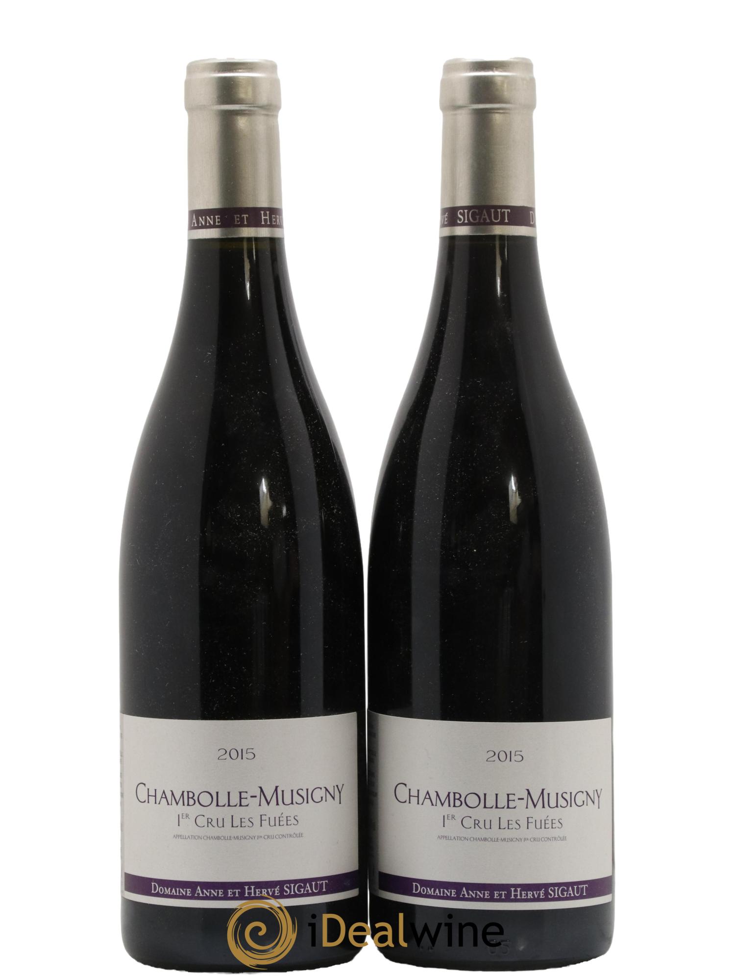 Chambolle-Musigny 1er Cru Les Fuées Anne et Hervé Sigaut (Domaine) 2015 - Lot de 2 bouteilles - 0