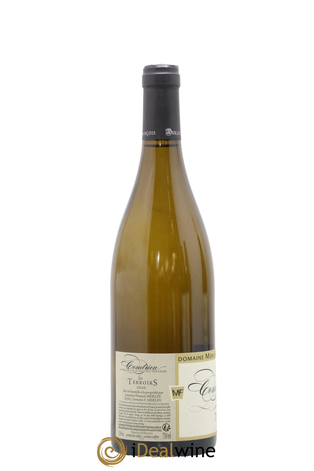 Condrieu Terroirs François Merlin 2020 - Lot de 1 bouteille - 1