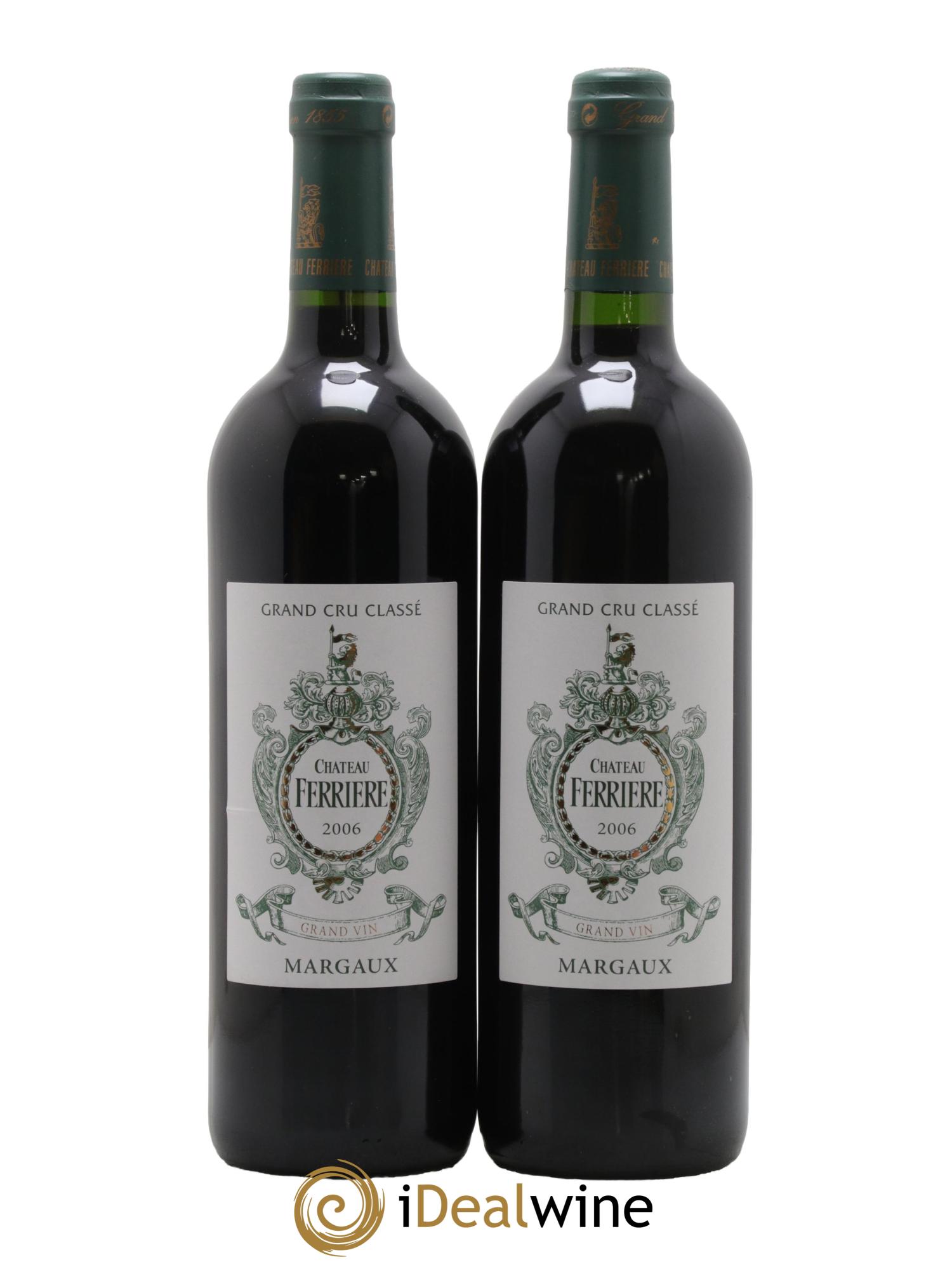 Château Ferrière 3ème Grand Cru Classé 2006 - Lot de 2 bouteilles - 0