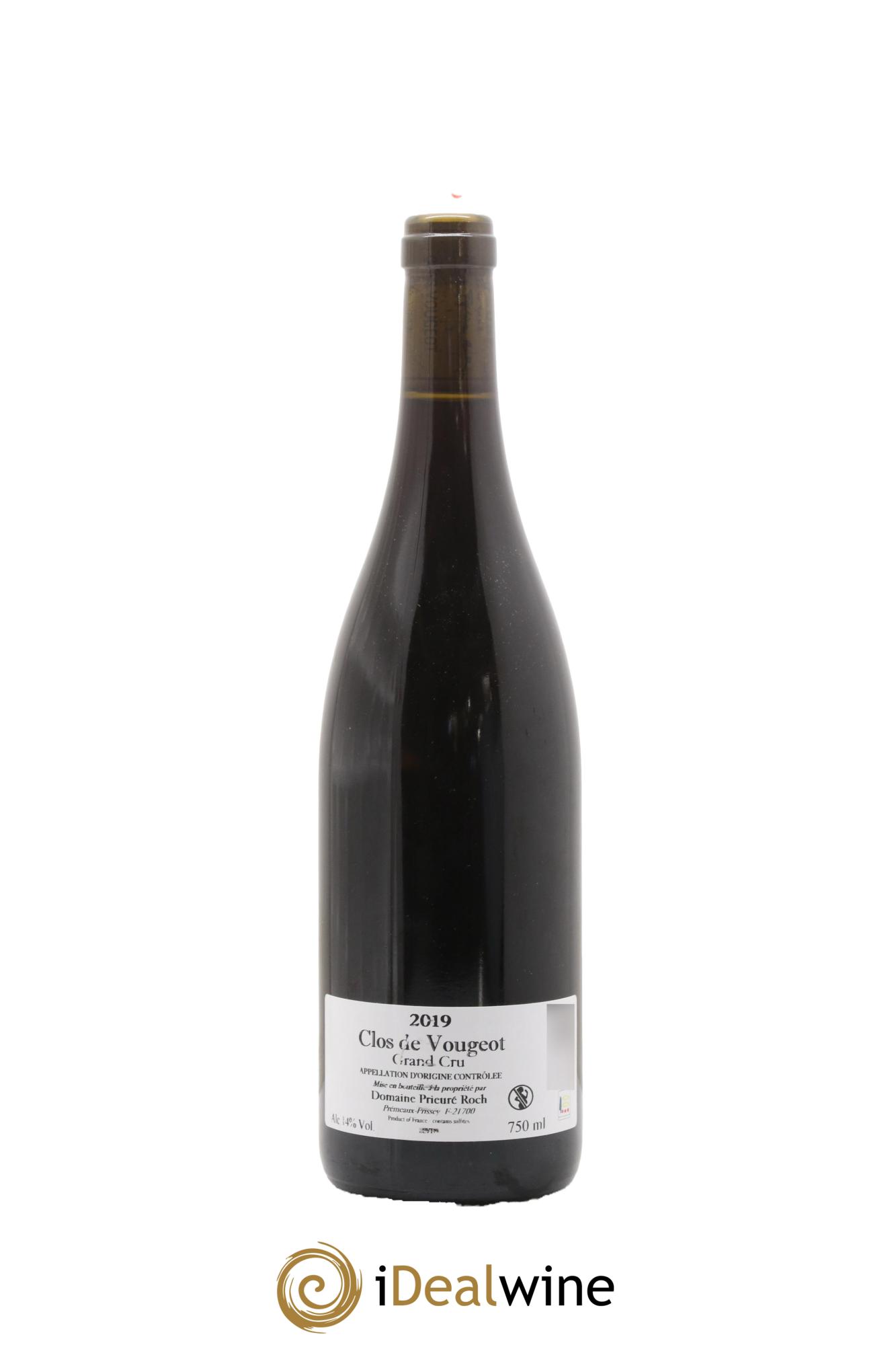 Clos de Vougeot Grand Cru Prieuré Roch 2019 - Lot de 1 bouteille - 1
