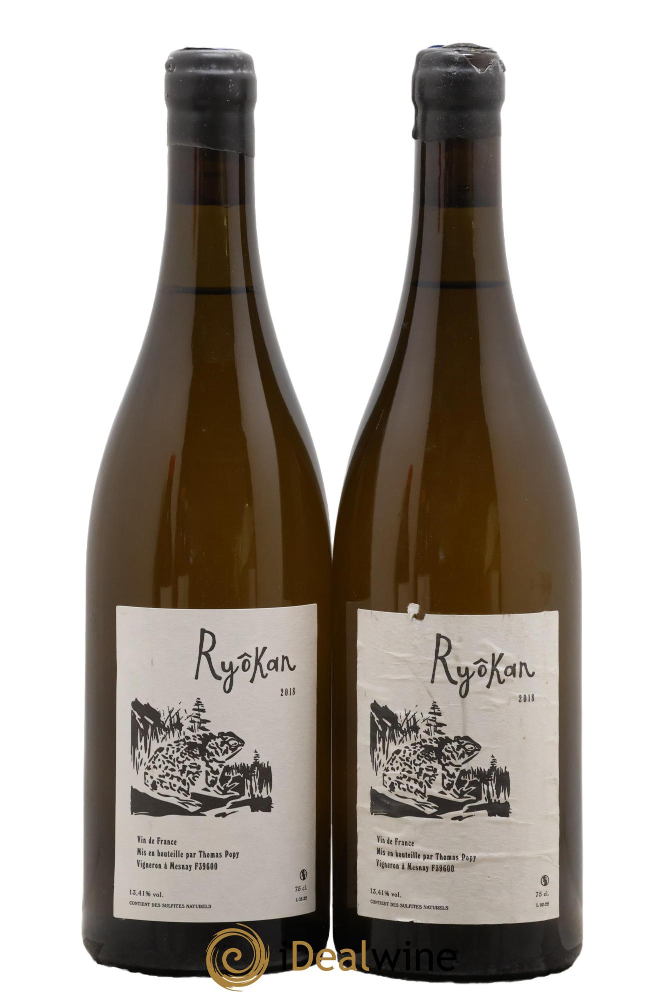Vin de France Ryôkan Thomas Popy 2018 - Posten von 2 Flaschen - 0