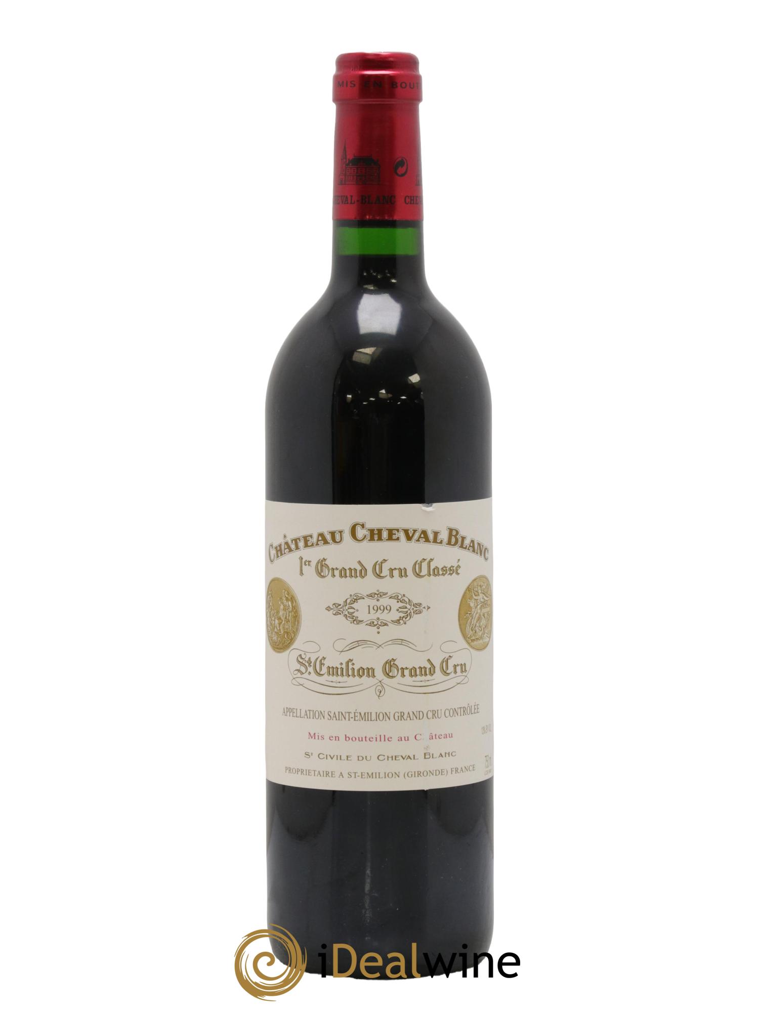 Château Cheval Blanc 1er Grand Cru Classé A 1999 - Lot de 1 bouteille - 0
