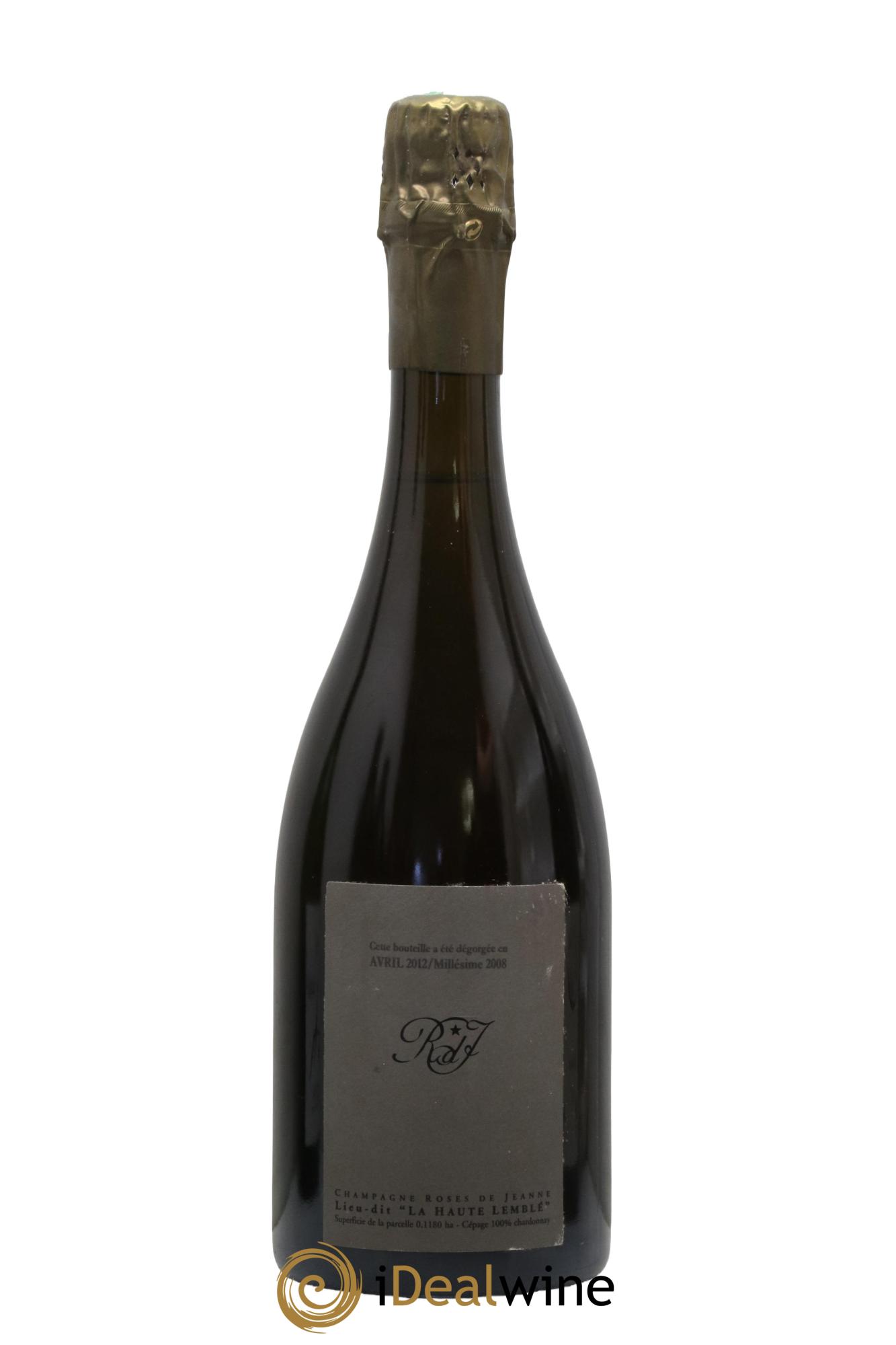 Roses de Jeanne La Haute-Lemblé Cédric Bouchard 2008 - Lot of 1 bottle - 1