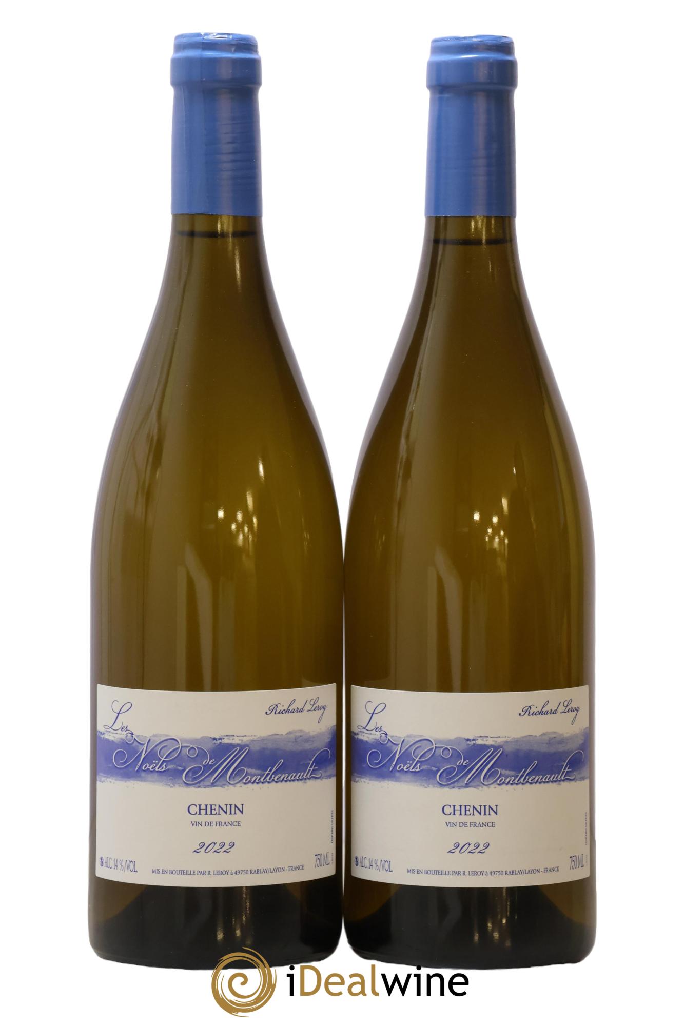 Vin de France Les Noëls de Montbenault Richard Leroy 2022 - Lot of 2 bottles - 0