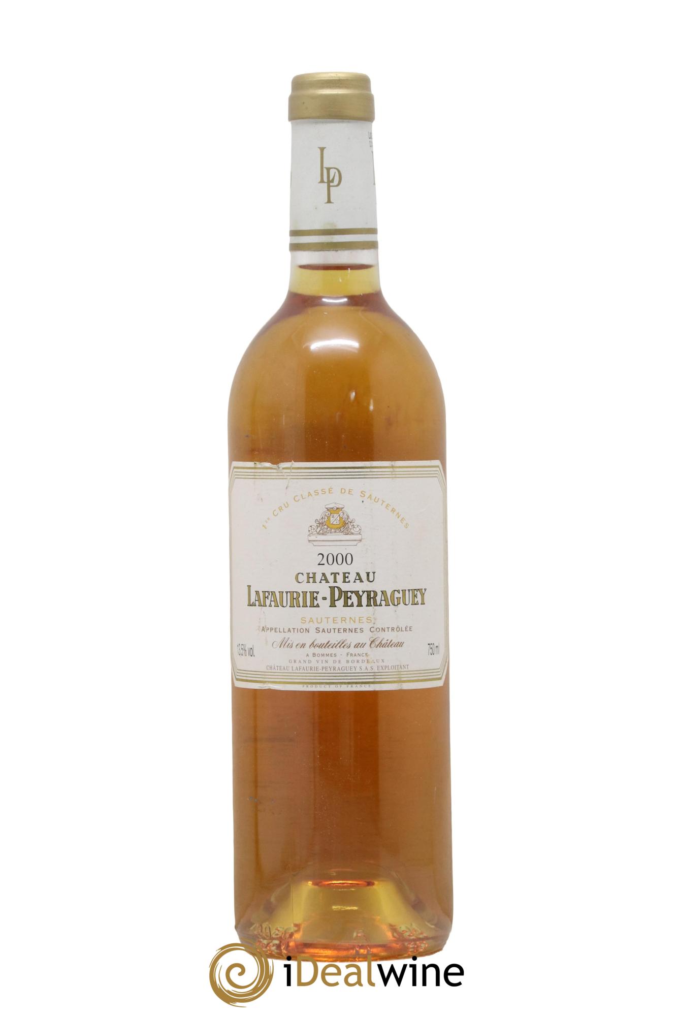 Château Lafaurie-Peyraguey 1er Grand Cru Classé 2000 - Lot of 1 bottle - 0