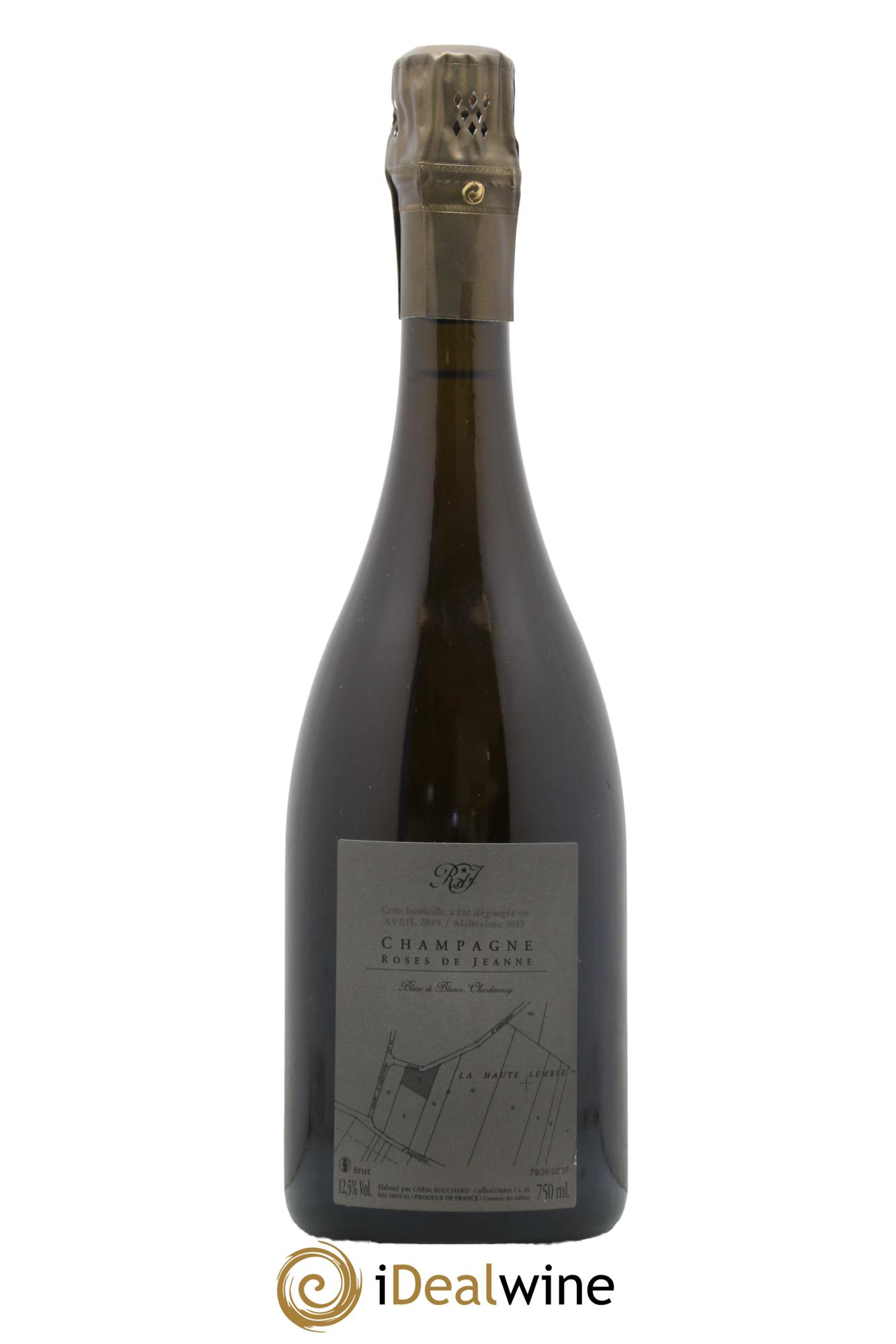 Roses de Jeanne La Haute-Lemblé Cédric Bouchard 2015 - Lot de 1 bouteille - 1