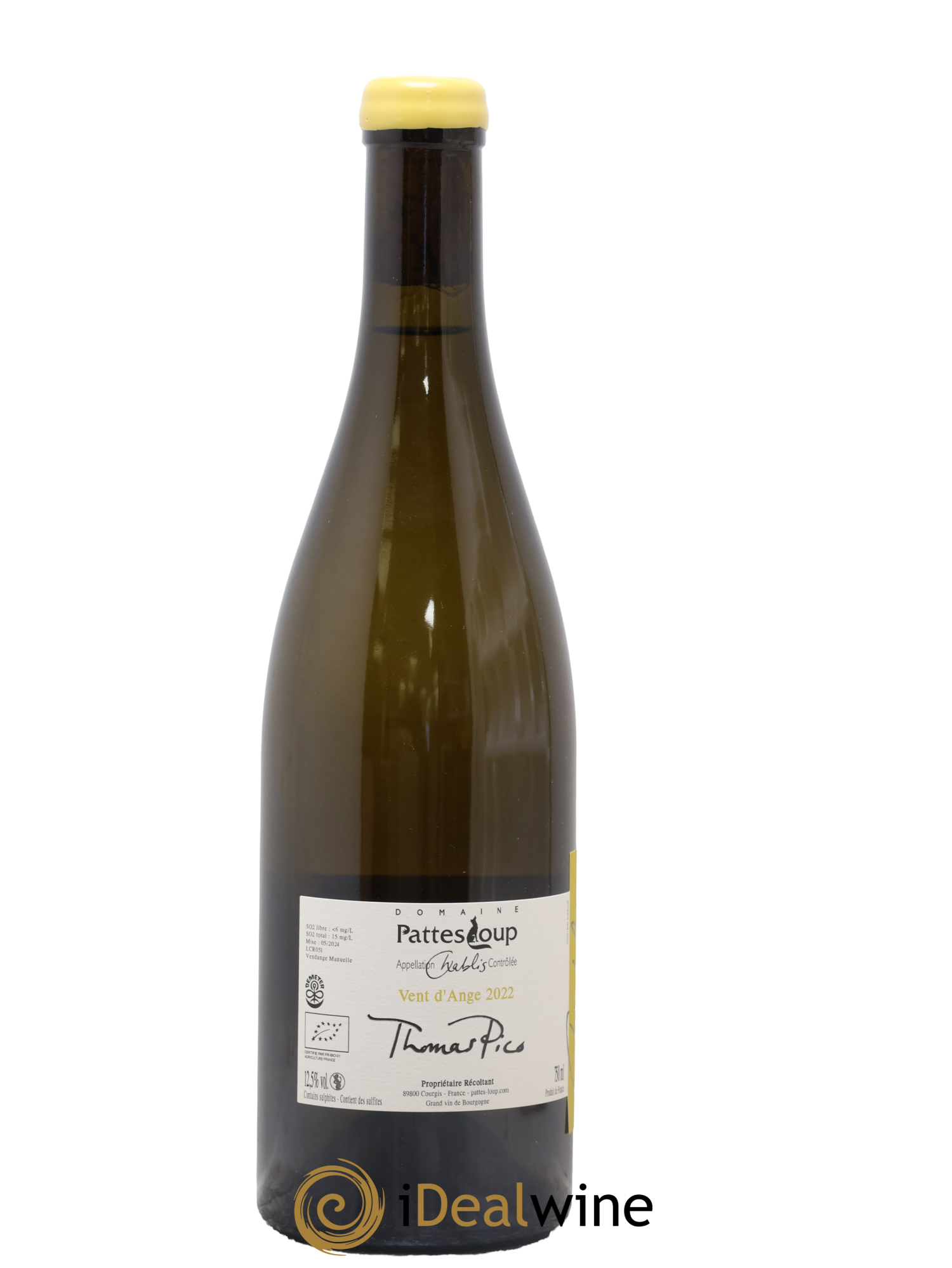 Chablis Vent d'Ange Pattes Loup (Domaine) 2022 - Posten von 1 Flasche - 1