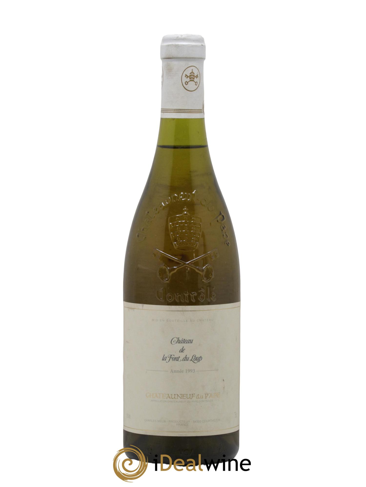 Châteauneuf-du-Pape Château De La Font Du Loup 1993 - Lot de 1 bouteille - 0