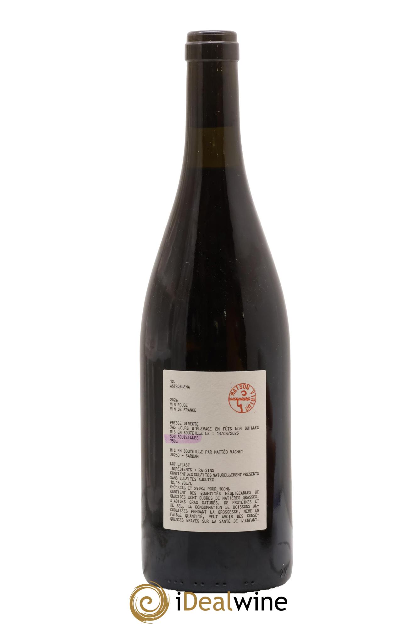 Vin de France Astroblema Maison Virido 2023 - Lot de 1 bouteille - 1