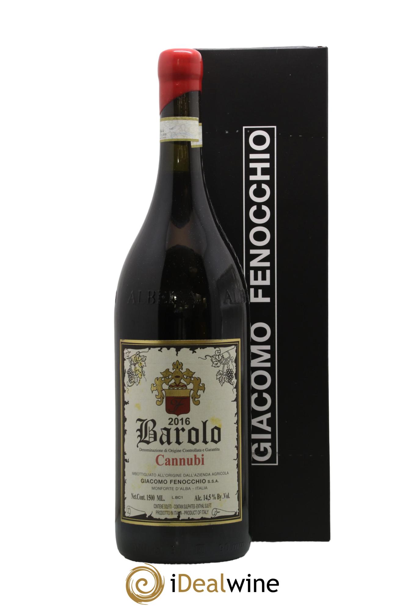 Barolo Cannubi Giacomo Fenocchio 2016 - Lot de 1 magnum - 0