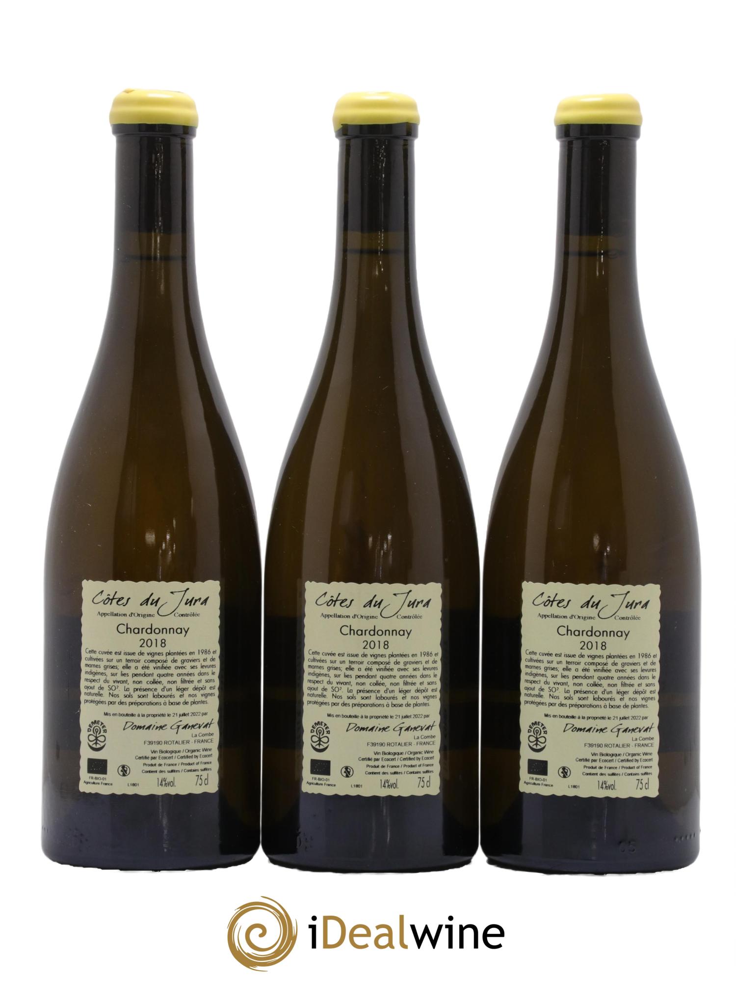 Côtes du Jura Cuvée Florine Jean-François Ganevat (Domaine) 2018 - Posten von 3 Flaschen - 1