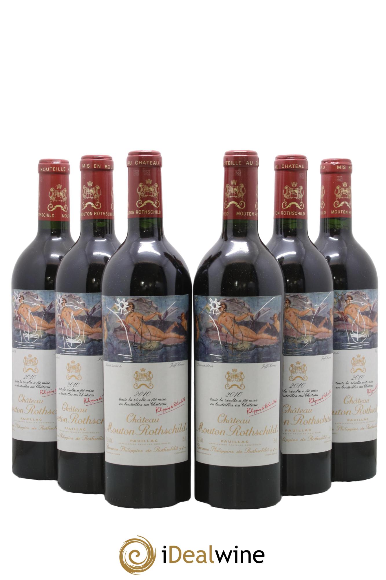 Château Mouton Rothschild 1er Grand Cru Classé 2010 - Lot of 6 bottles - 0