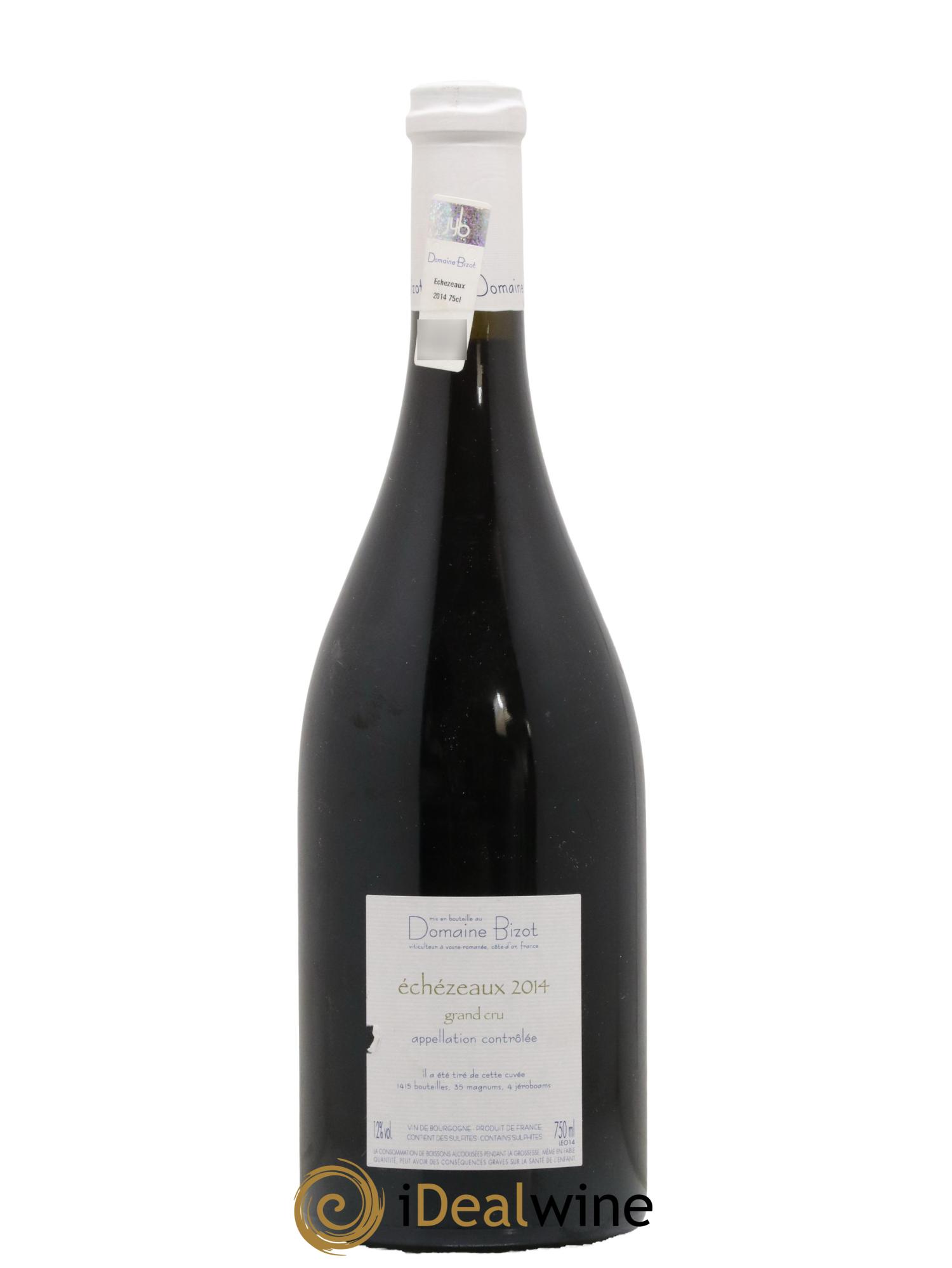 Echezeaux Grand Cru Bizot (Domaine) 2014 - Lot of 1 bottle - 1