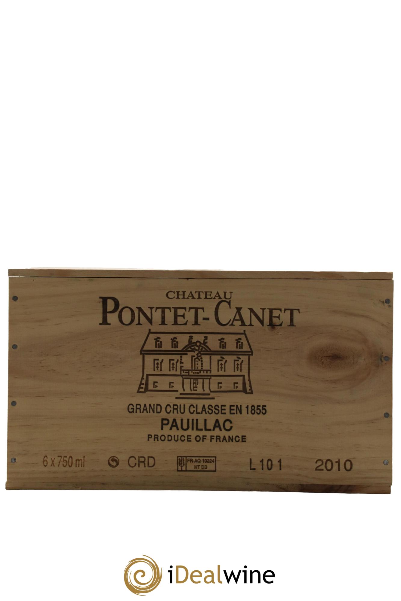 Château Pontet Canet 5ème Grand Cru Classé 2010 - Lot of 6 bottles - 5