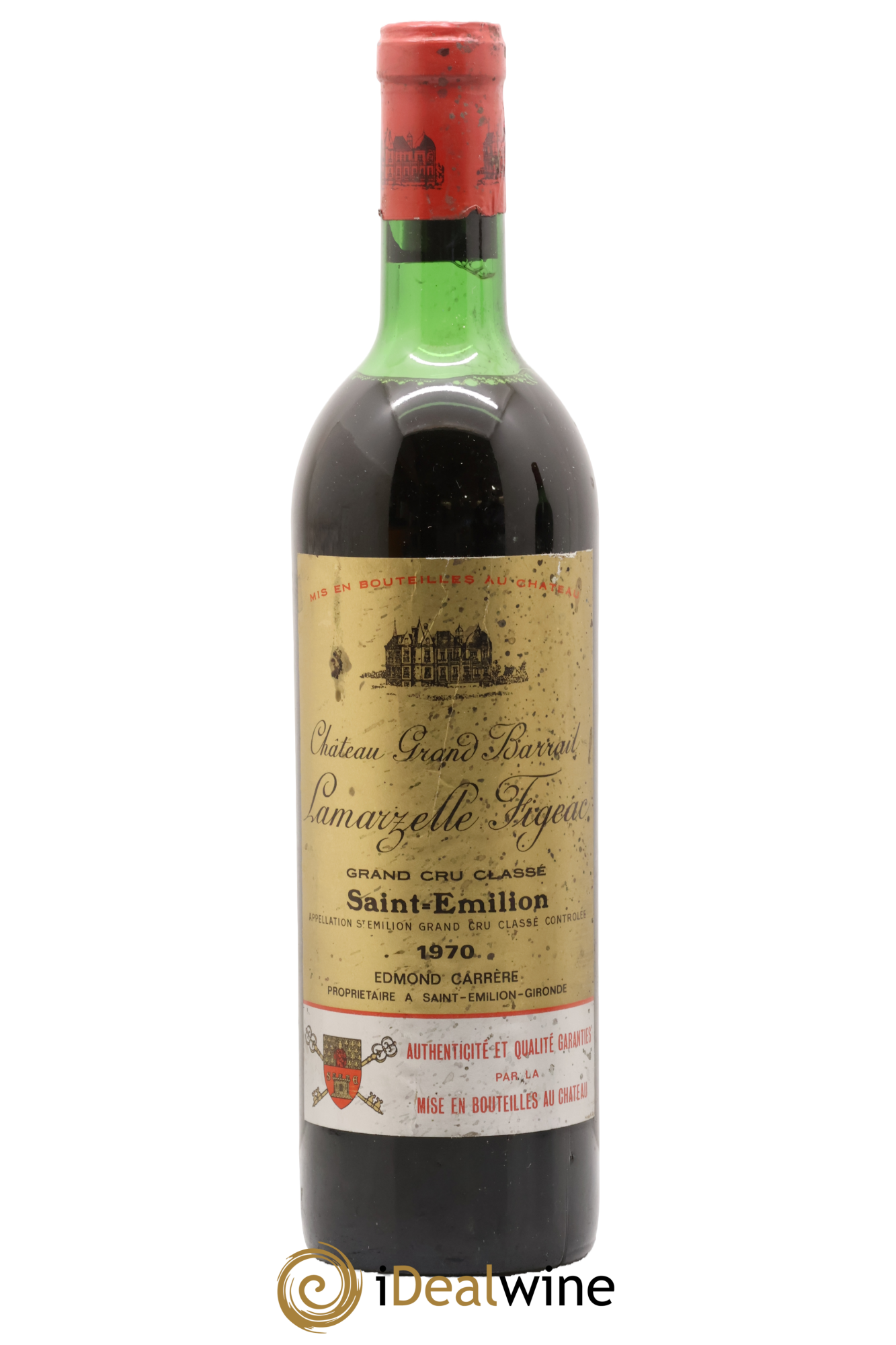 Château Grand Barrail Lamarzelle Figeac Grand Cru Classé 1970 - Lot of 1 bottle - 0