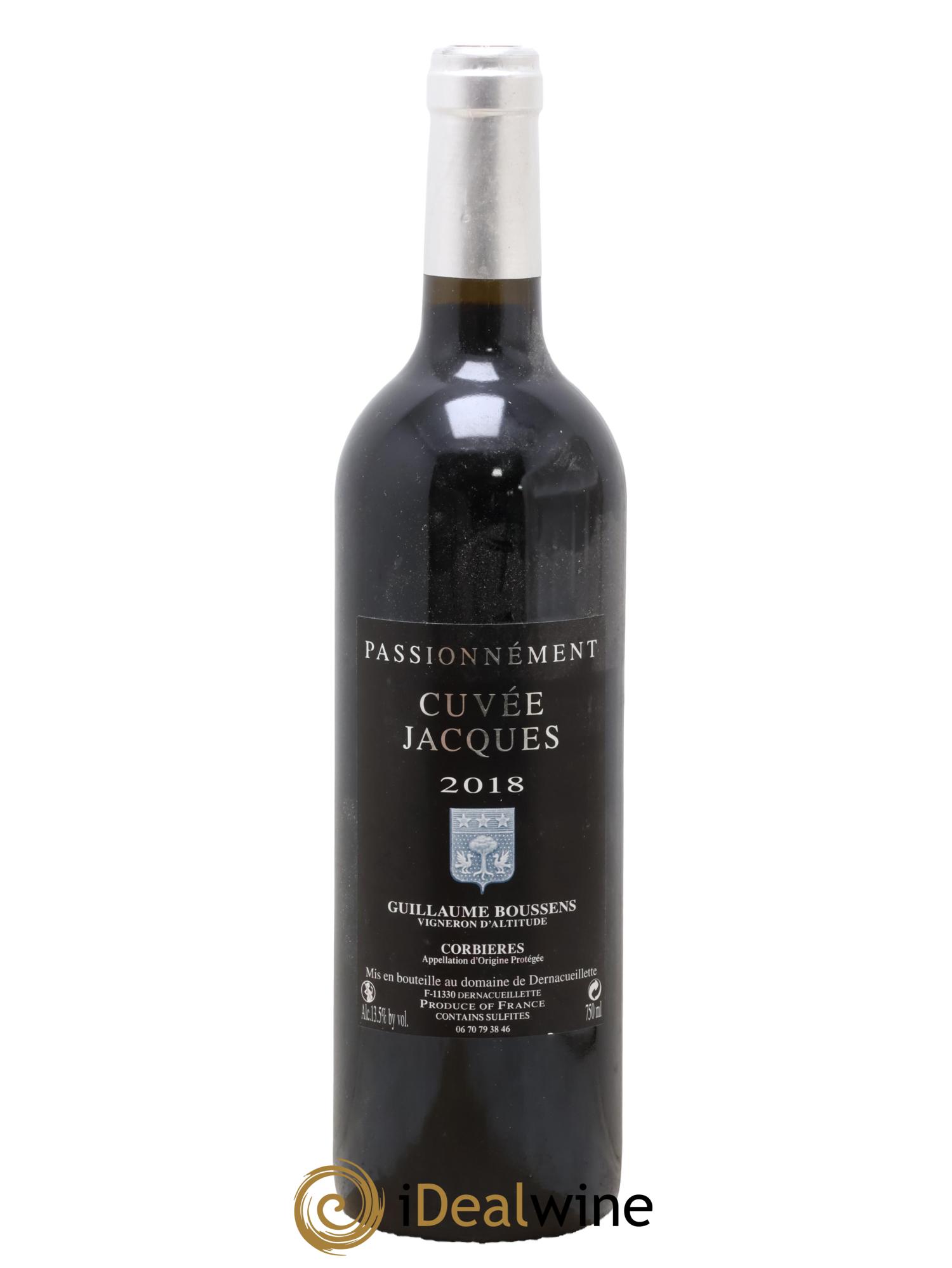 Corbières Cuvée Jacques Domaine de Dernacueillette 2018 - Lot de 1 bouteille - 0