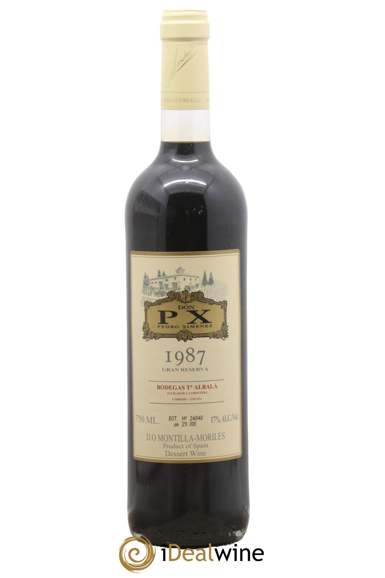 Montilla Moriles Bodegas Toro Albala Don PX Gran Reserva 1987 - Posten von 1 Flasche - 0