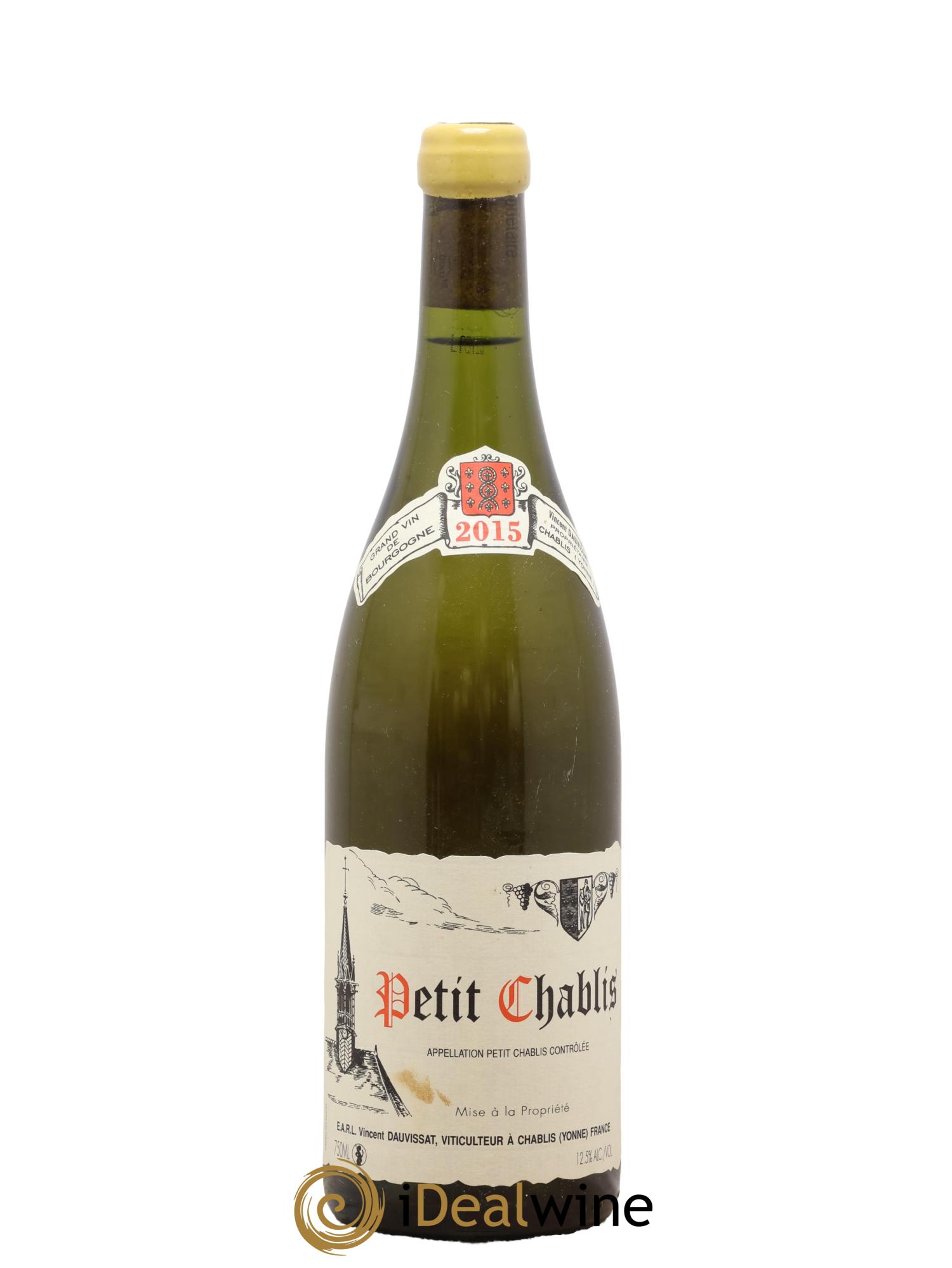 Petit Chablis Vincent Dauvissat (Domaine) 2015 - Posten von 1 Flasche - 0