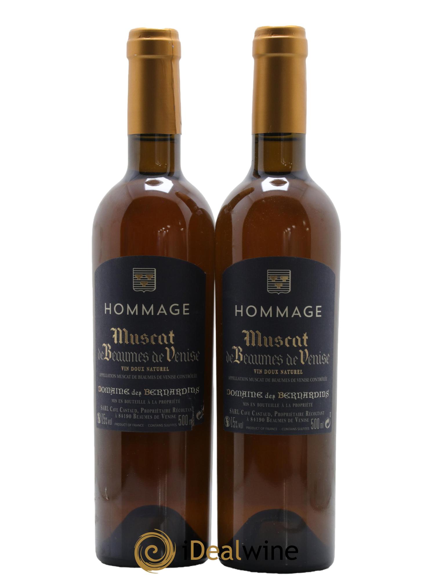 Muscat de Beaumes de Venise des Bernardins (Domaine) - Lot de 2 format 50cls - 0
