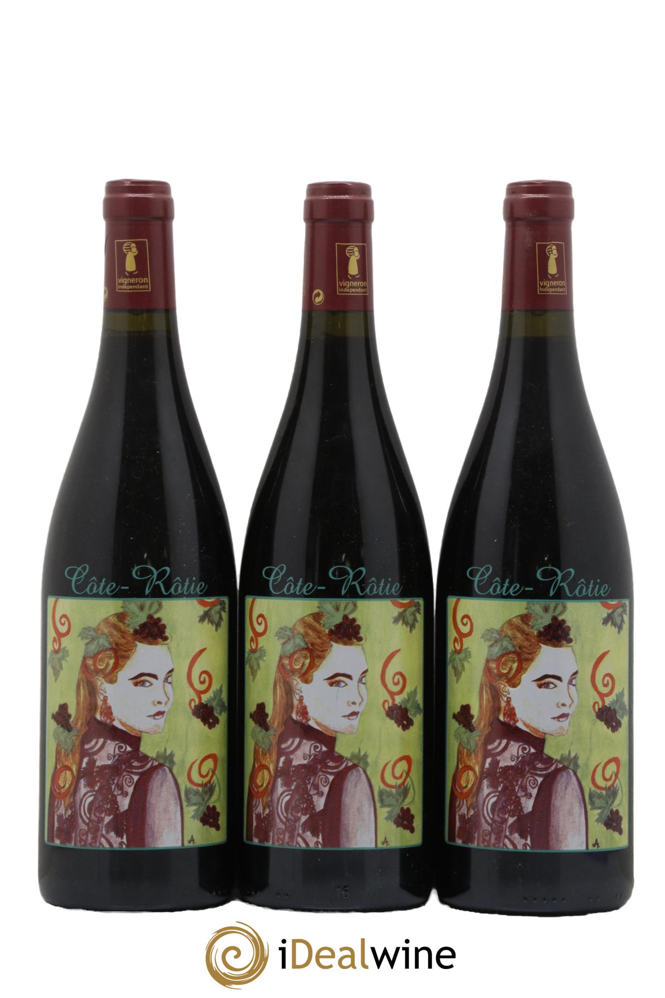 Côte-Rôtie La Péroline Vignobles Levet 2015 - Lot of 3 bottles - 0