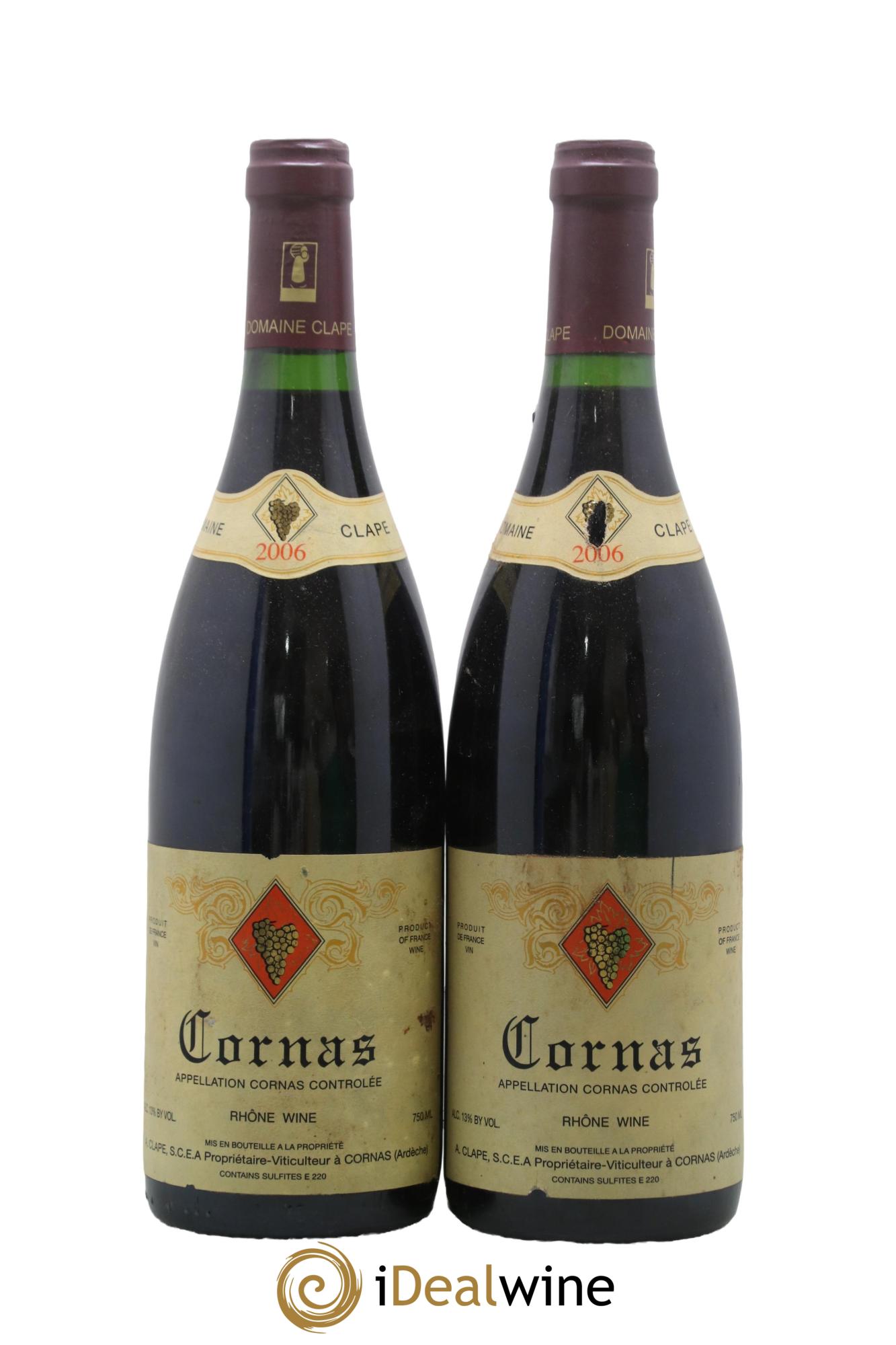 Cornas Auguste Clape 2006 - Posten von 2 Flaschen - 0