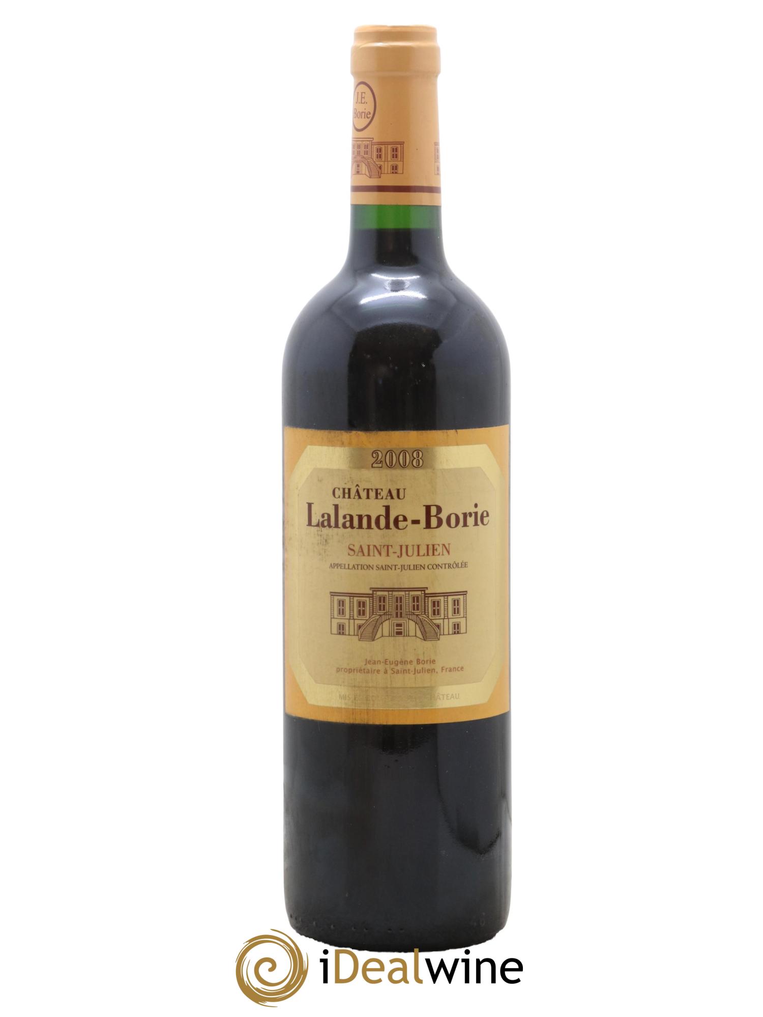 Château Lalande Borie 2008 - Lot de 1 bouteille - 0