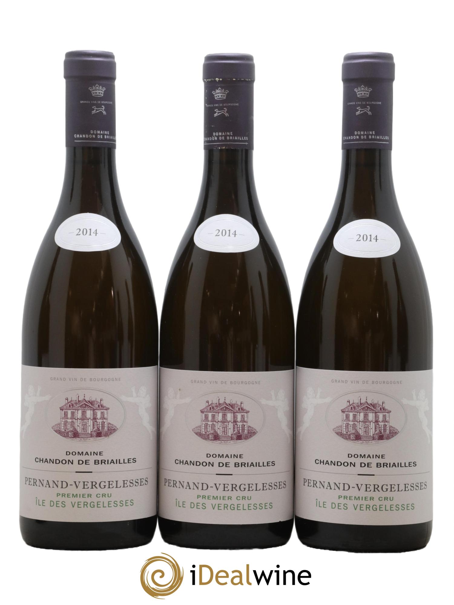 Pernand-Vergelesses 1er Cru Ile des Vergelesses Chandon de Briailles 2014 - Lot de 6 bouteilles - 1