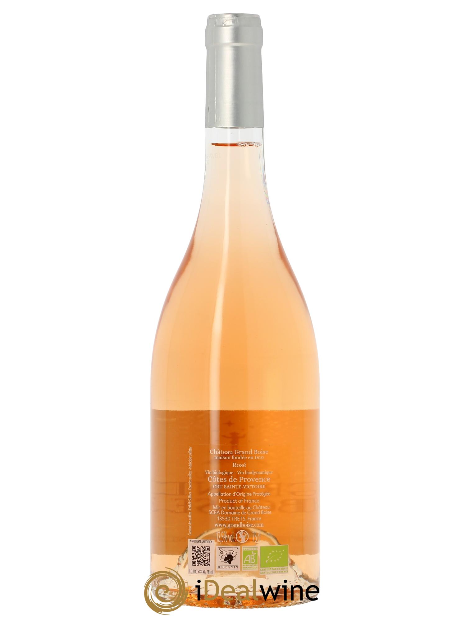 Côtes de Provence Sainte-Victoire Château Grand Boise 2025 - Lot de 1 bouteille - 1