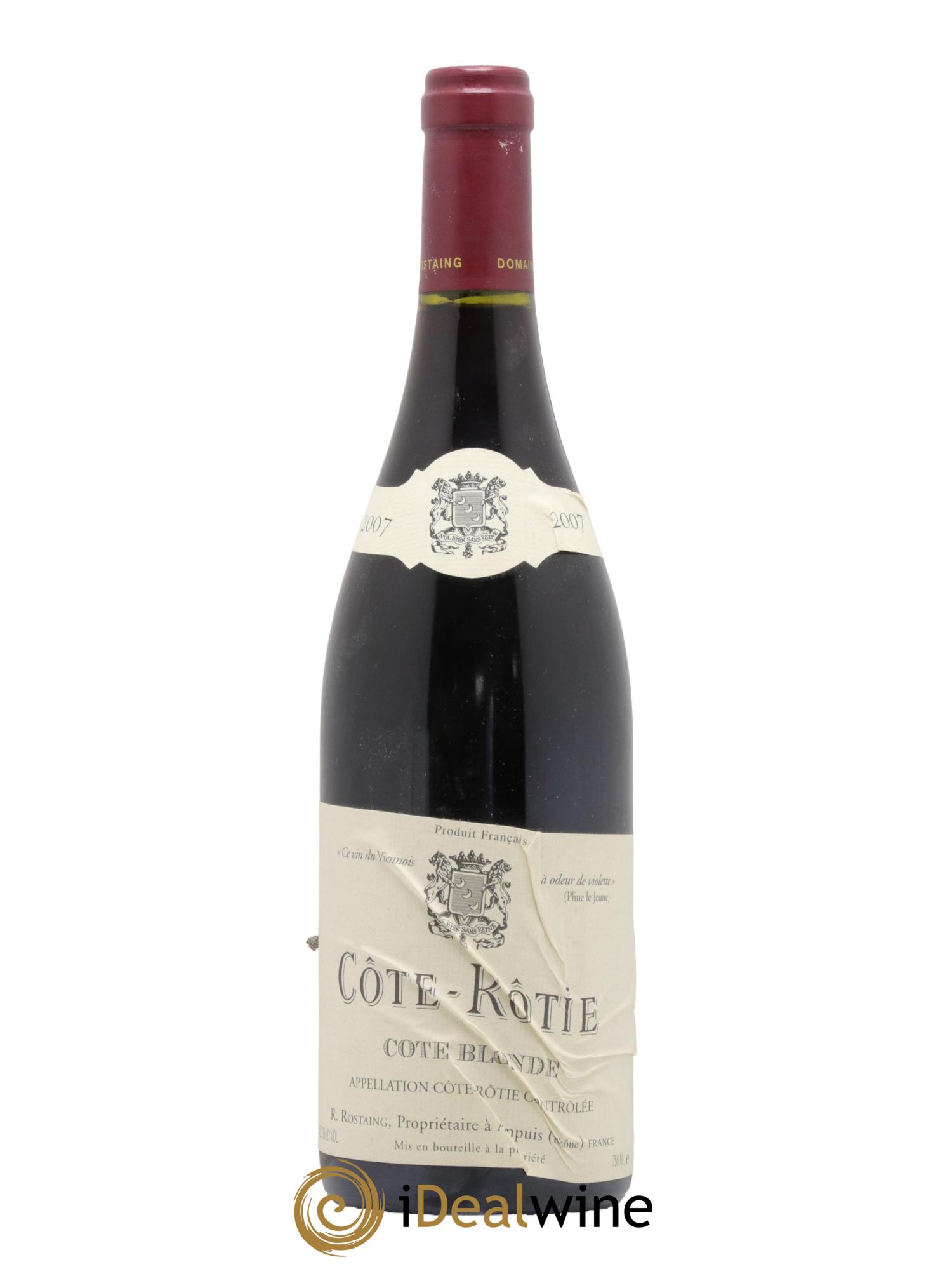 Côte-Rôtie Côte Blonde René Rostaing 2007 - Lotto di 1 bottiglia - 0