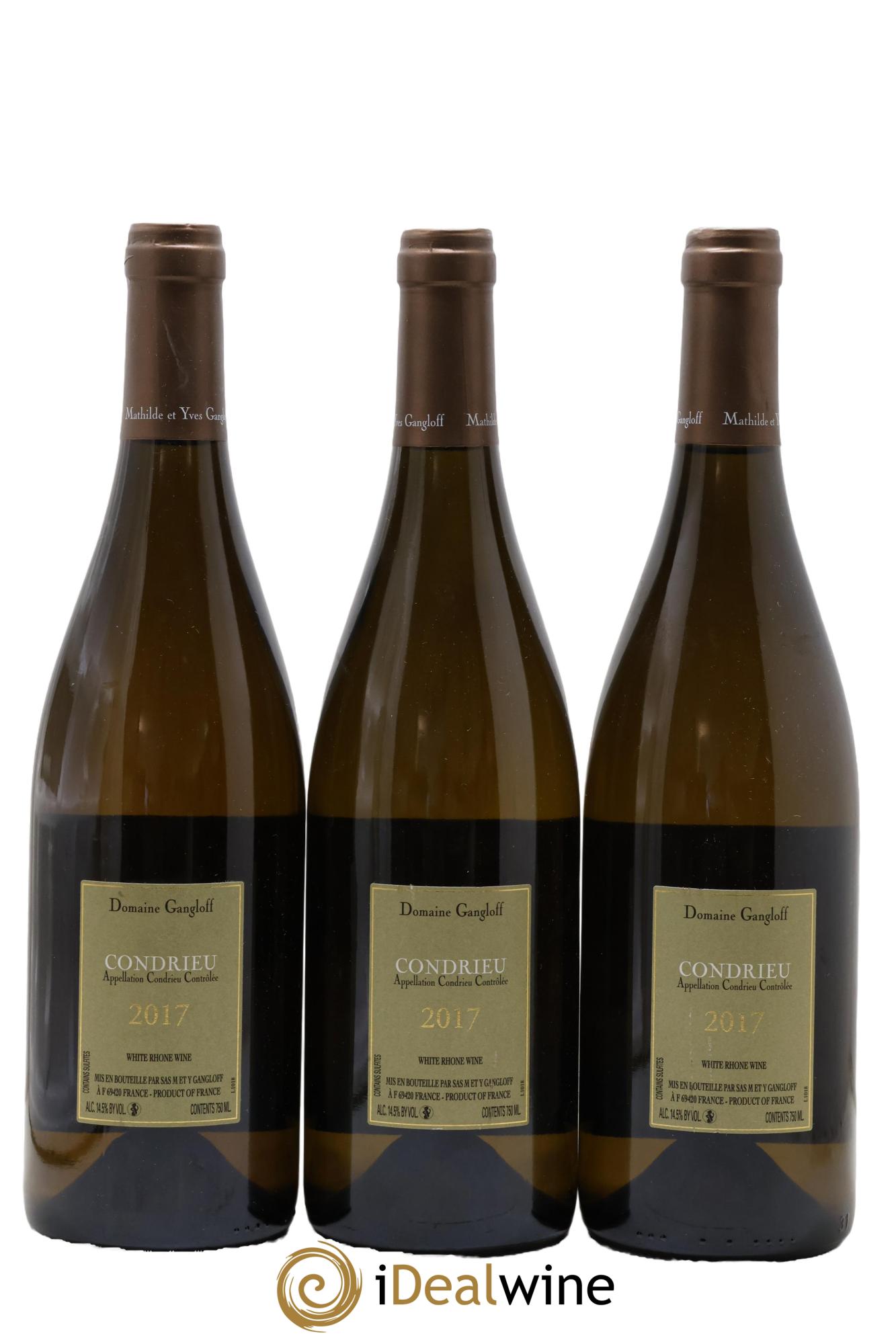 Condrieu Domaine Gangloff (Domaine) 2017 - Lotto di 3 bottiglie - 1