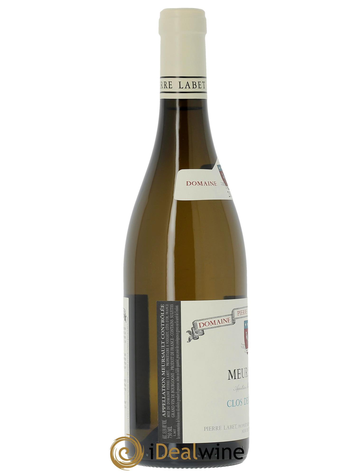 Meursault Clos des Tillets Pierre Labet  2023 - Lot de 1 bouteille - 1