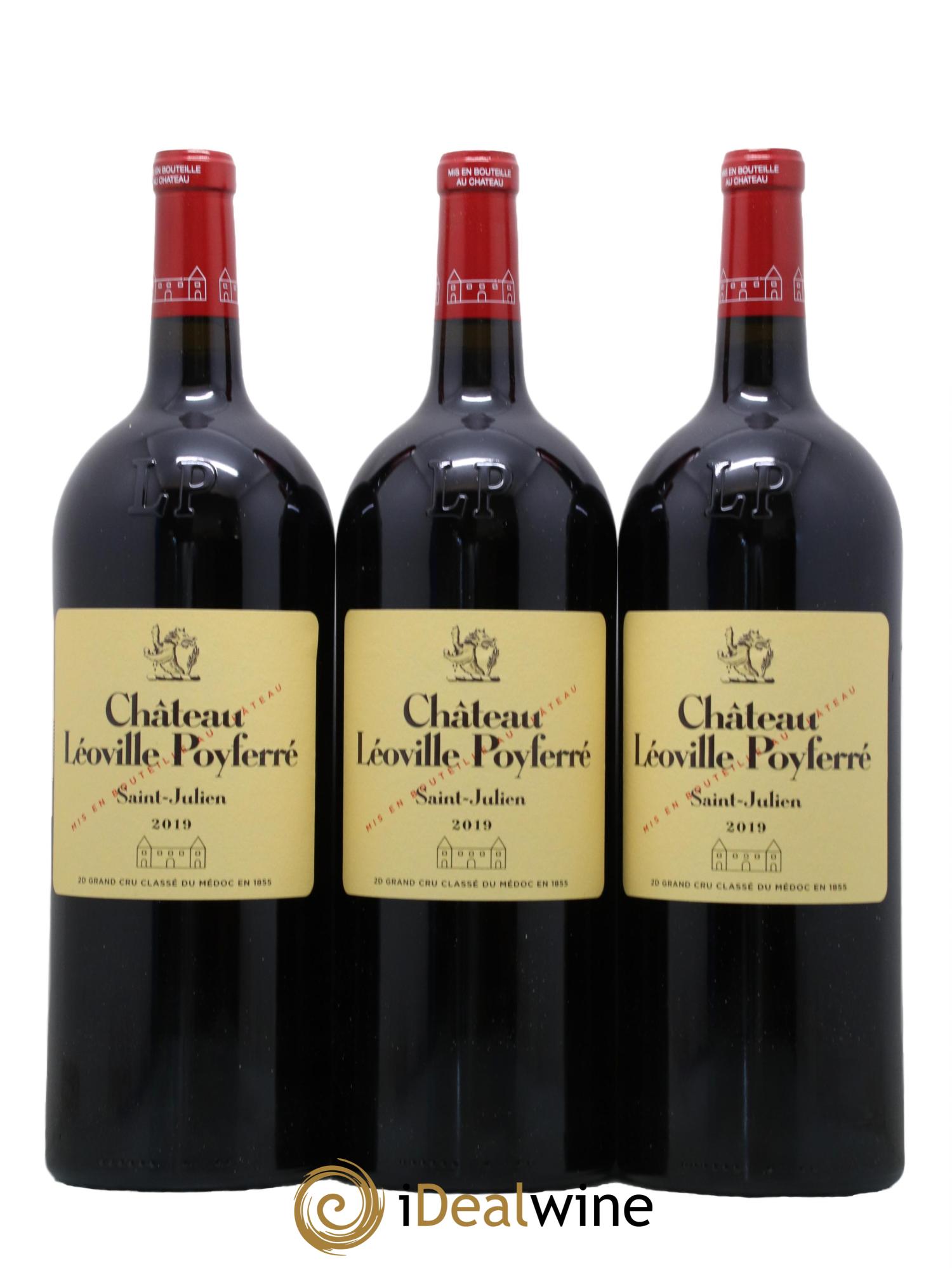 Château Léoville Poyferré 2ème Grand Cru Classé 2019 - Lot de 3 magnums - 0