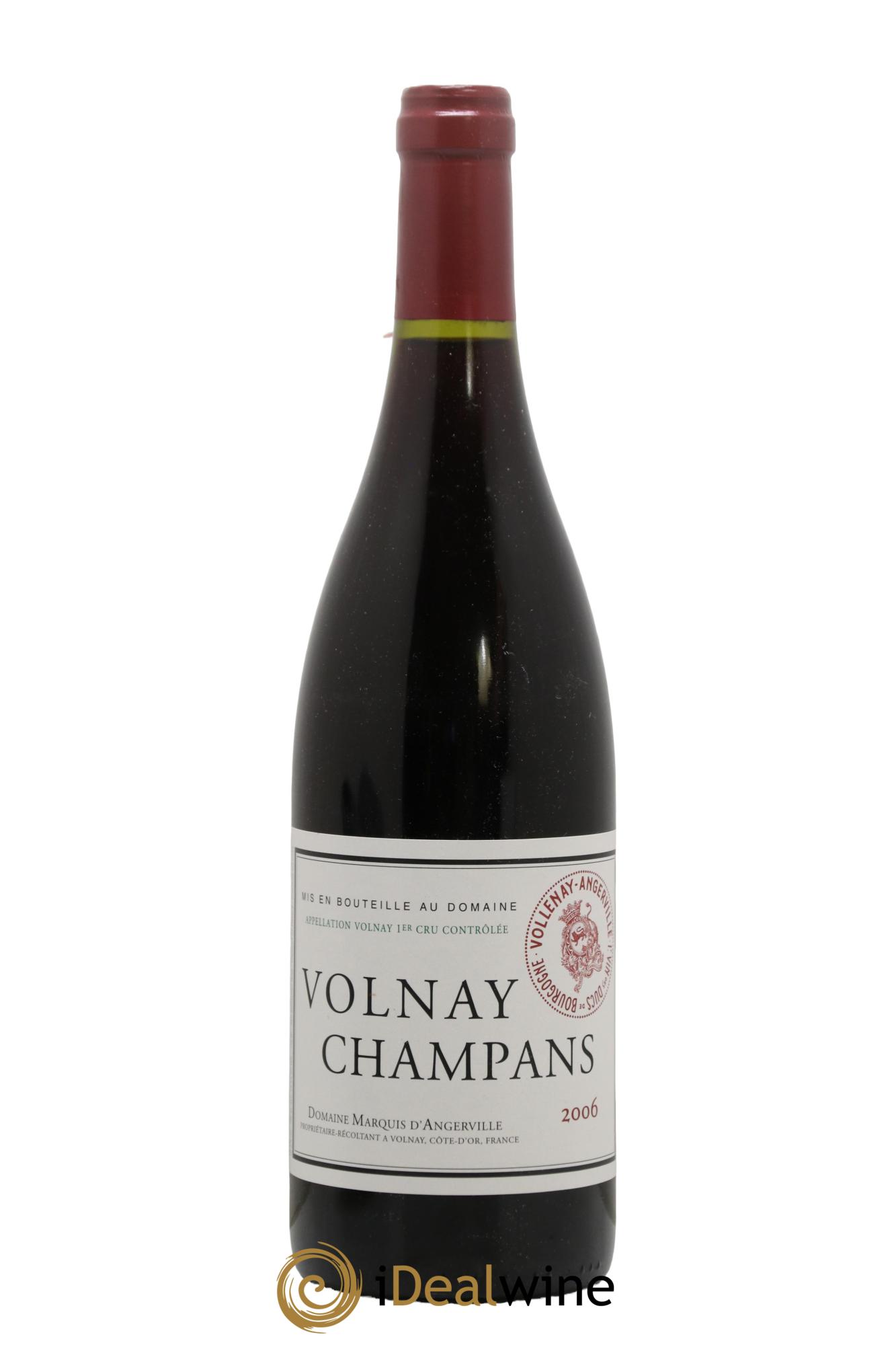 Volnay 1er Cru Champans Marquis d'Angerville (Domaine) 2006 - Lotto di 1 bottiglia - 0