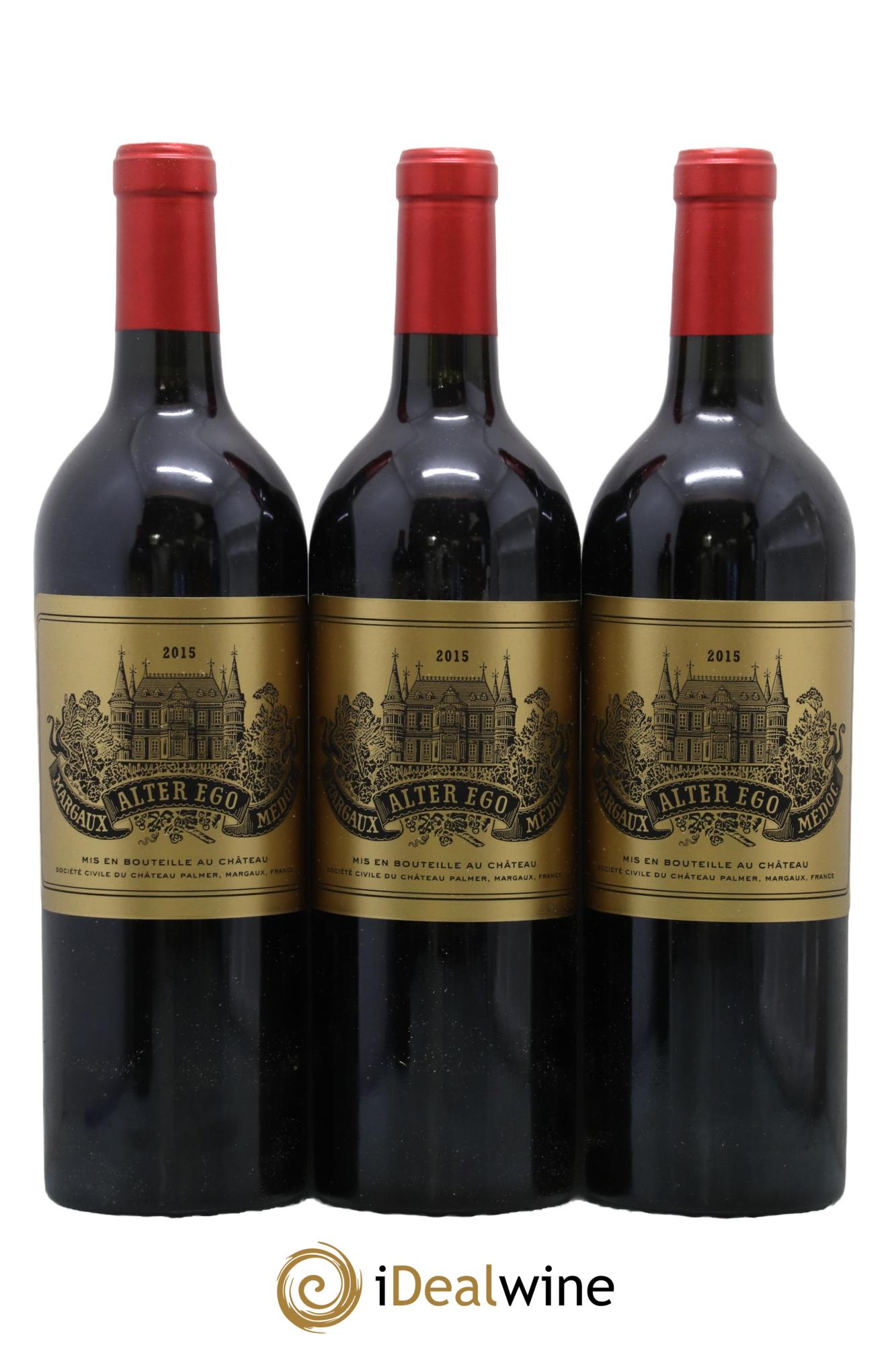 Alter Ego de Palmer Second Vin 2015 - Lot of 3 bottles - 0