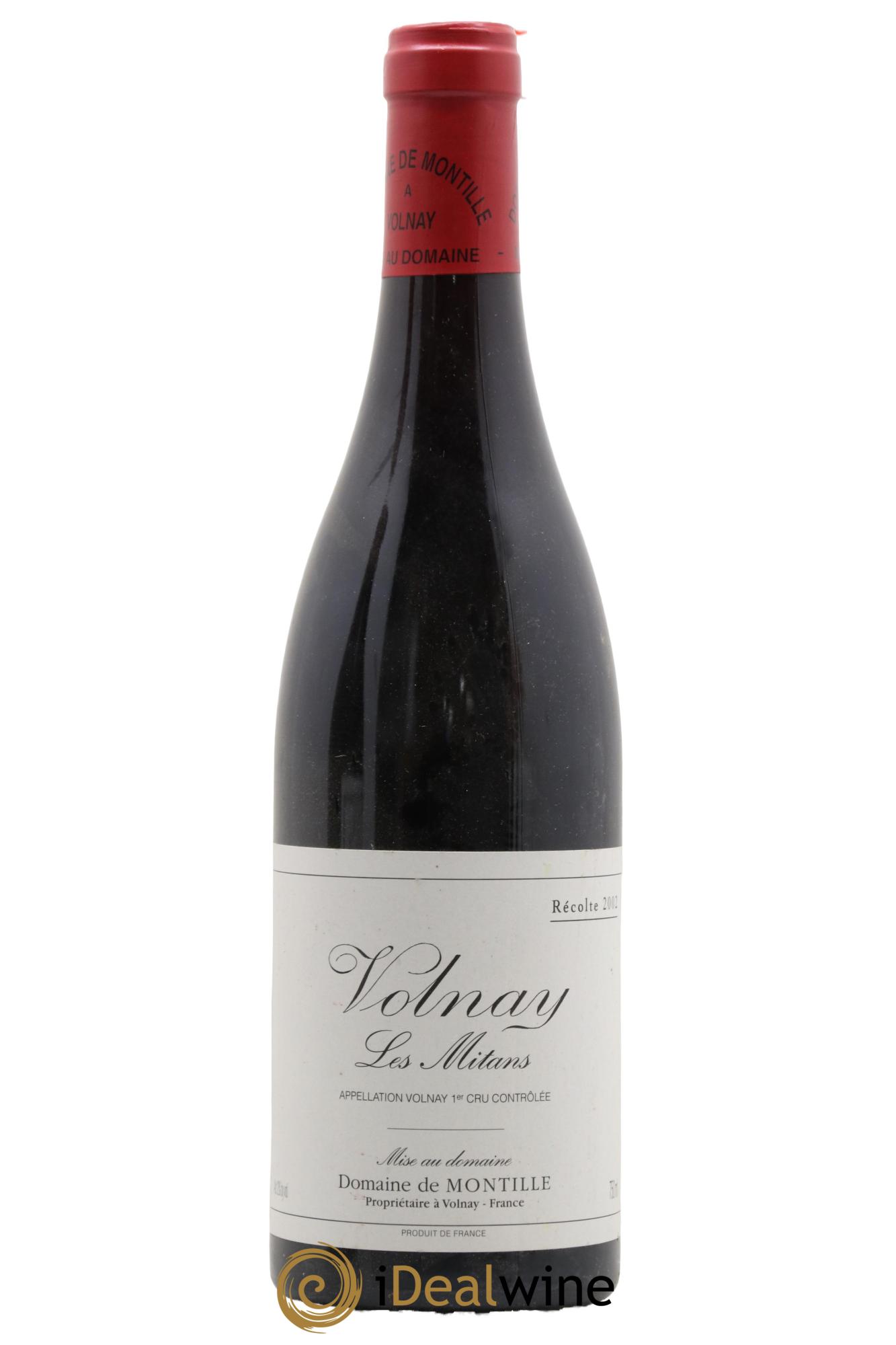 Volnay 1er Cru Les Mitans De Montille (Domaine) 2002 - Lot de 1 bouteille - 0