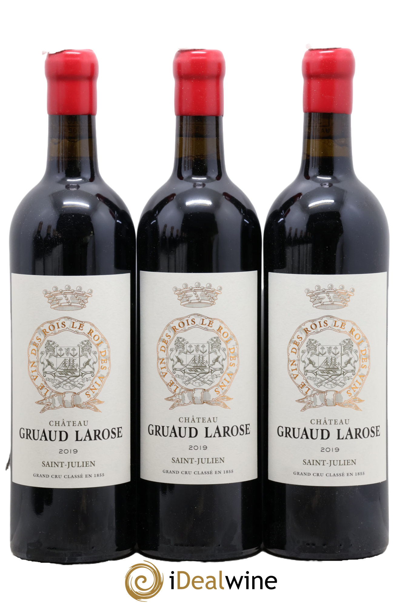 Château Gruaud Larose 2ème Grand Cru Classé 2019 - Lotto di 3 bottiglie - 0