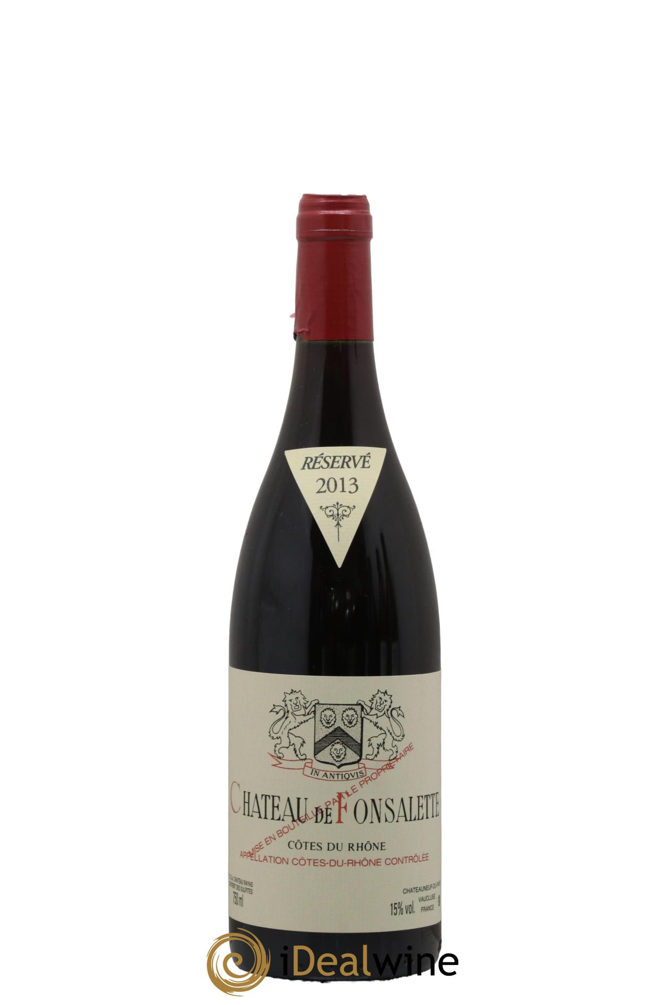 Côtes-du-Rhône Château de Fonsalette Emmanuel Reynaud 2013 - Posten von 1 Flasche - 0
