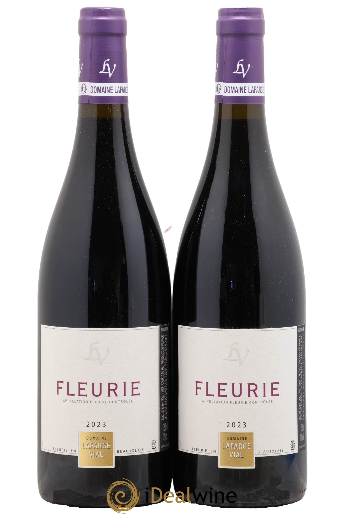 Fleurie Lafarge Vial 2023 - Lot of 2 bottles - 0